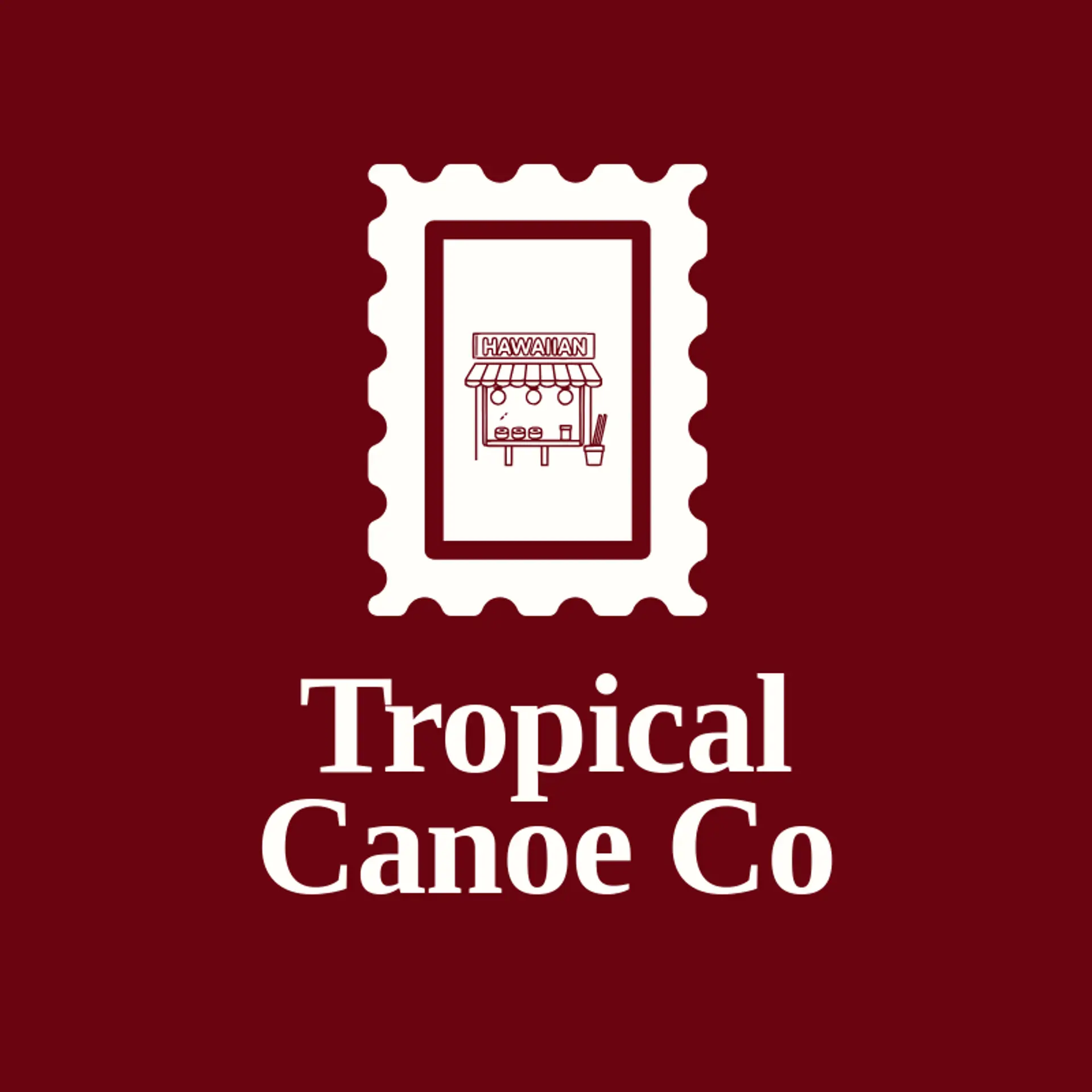 Tropical Canoe Co logo for hawaiian