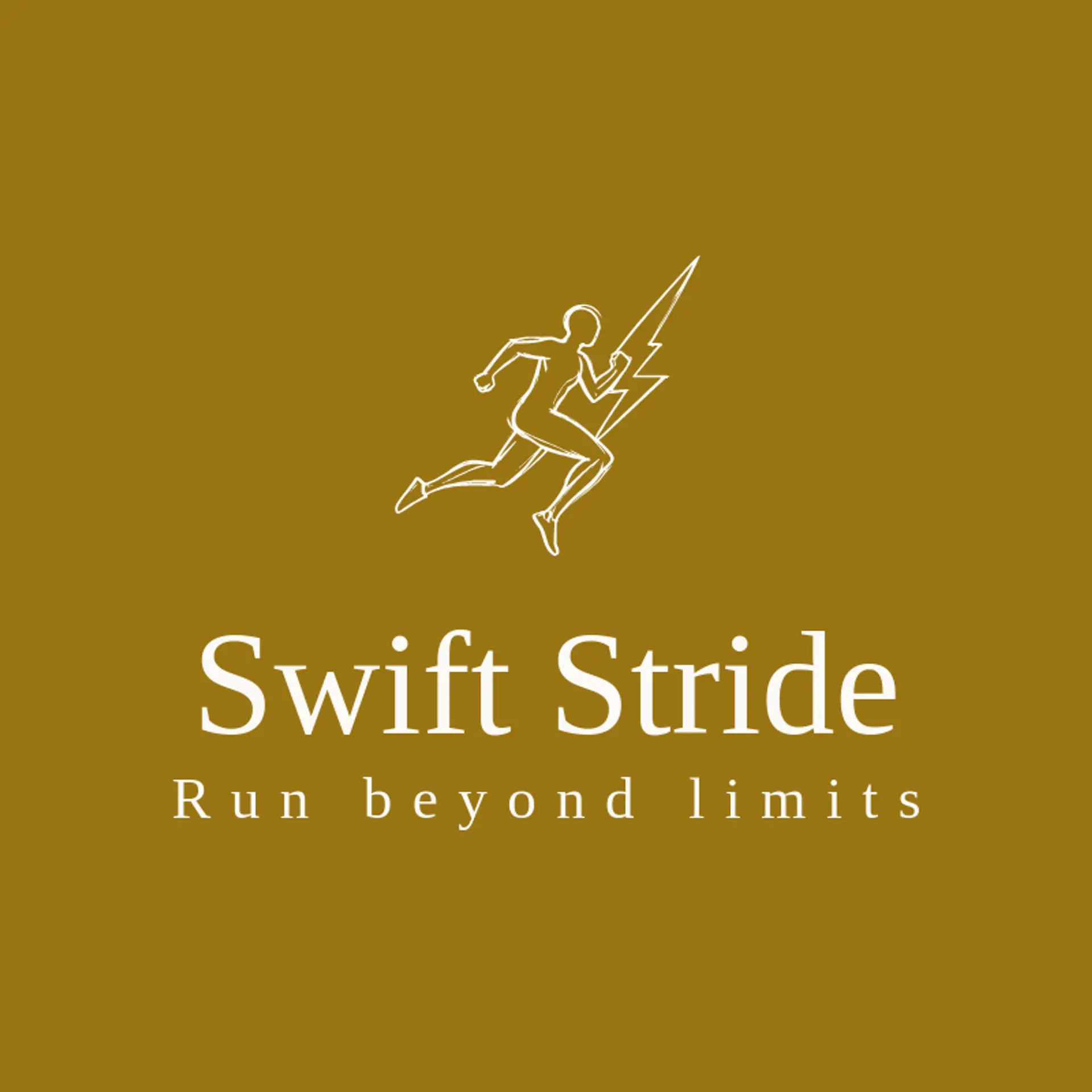 Swift Stride logo for sports team