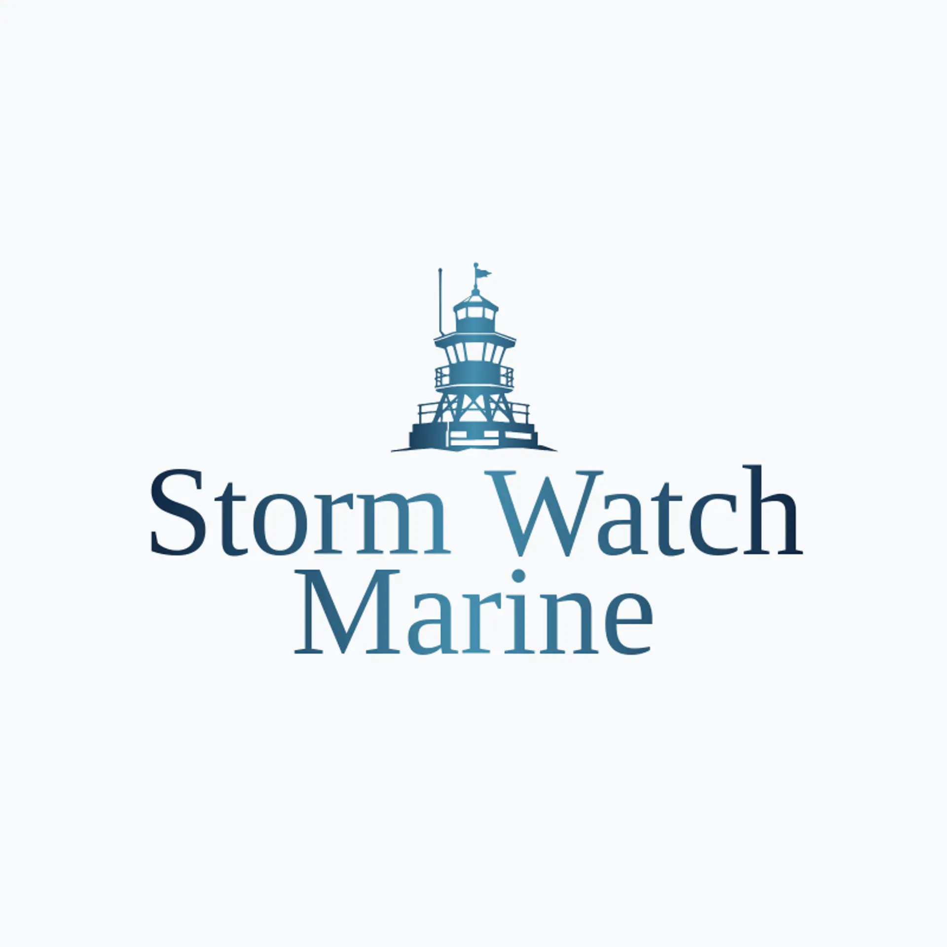 Storm Watch Marine logo for coast guard