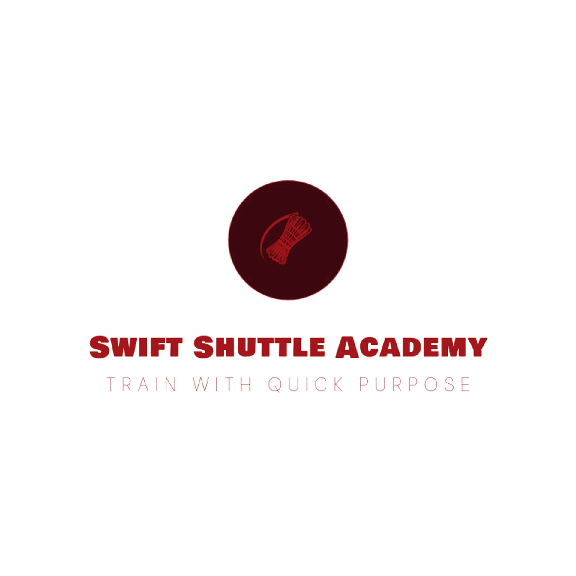 Swift Shuttle Academy logo for badminton