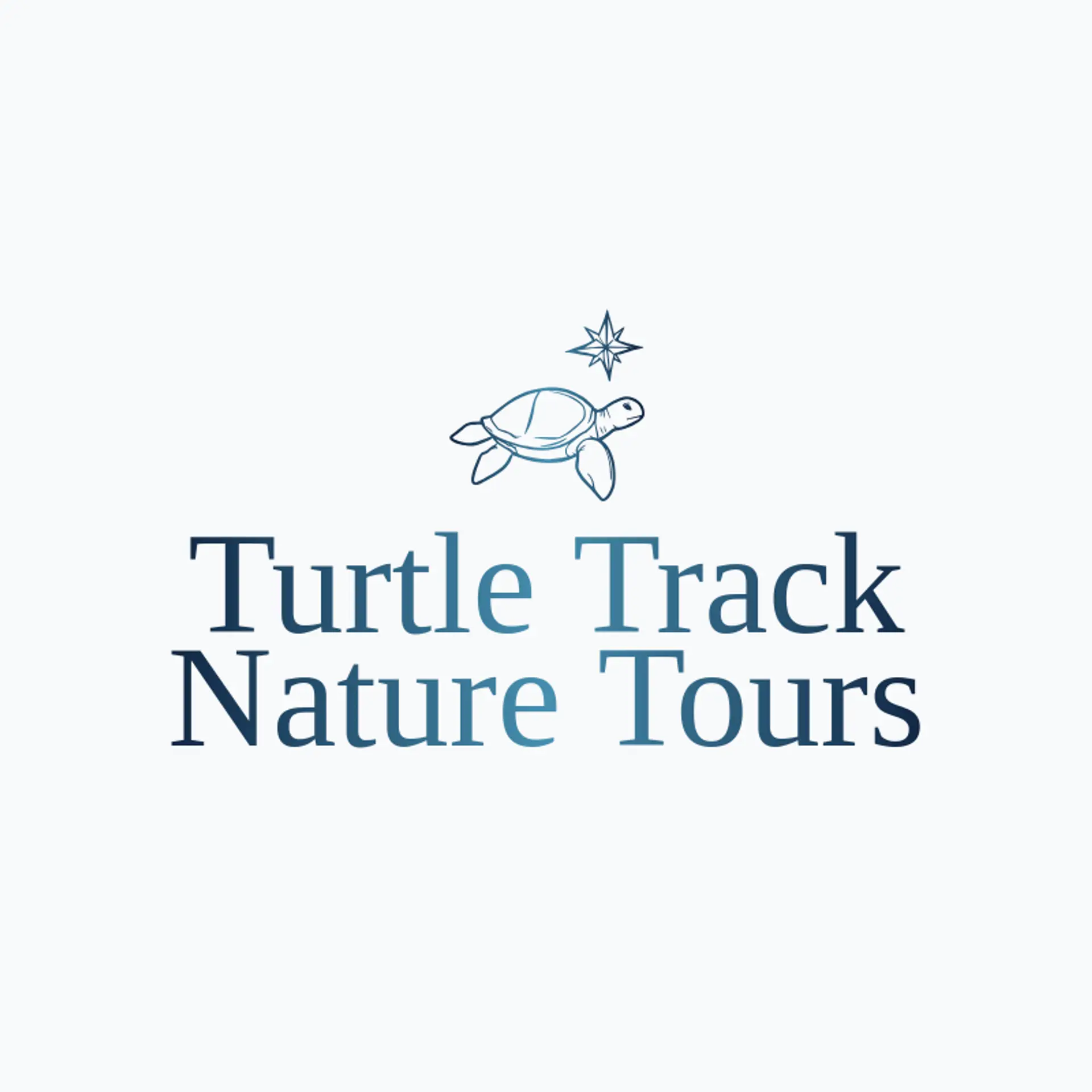 Turtle Track Nature Tours logo for sea turtle