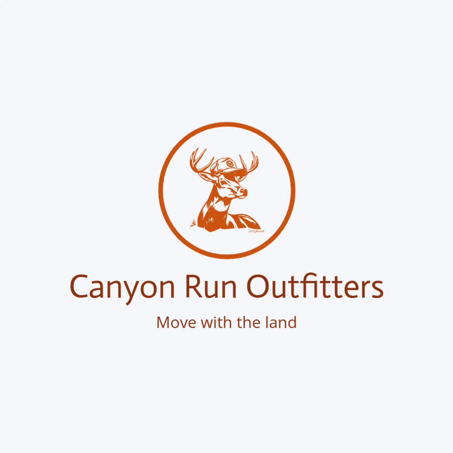 Canyon Run Outfitters logo for buck