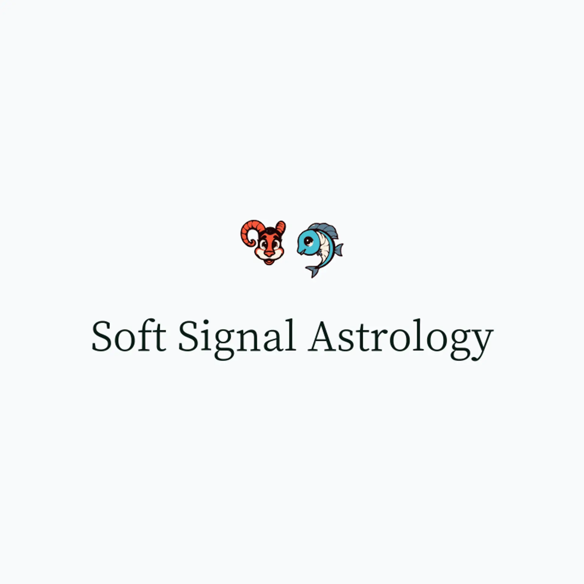 Soft Signal Astrology logo for pisces