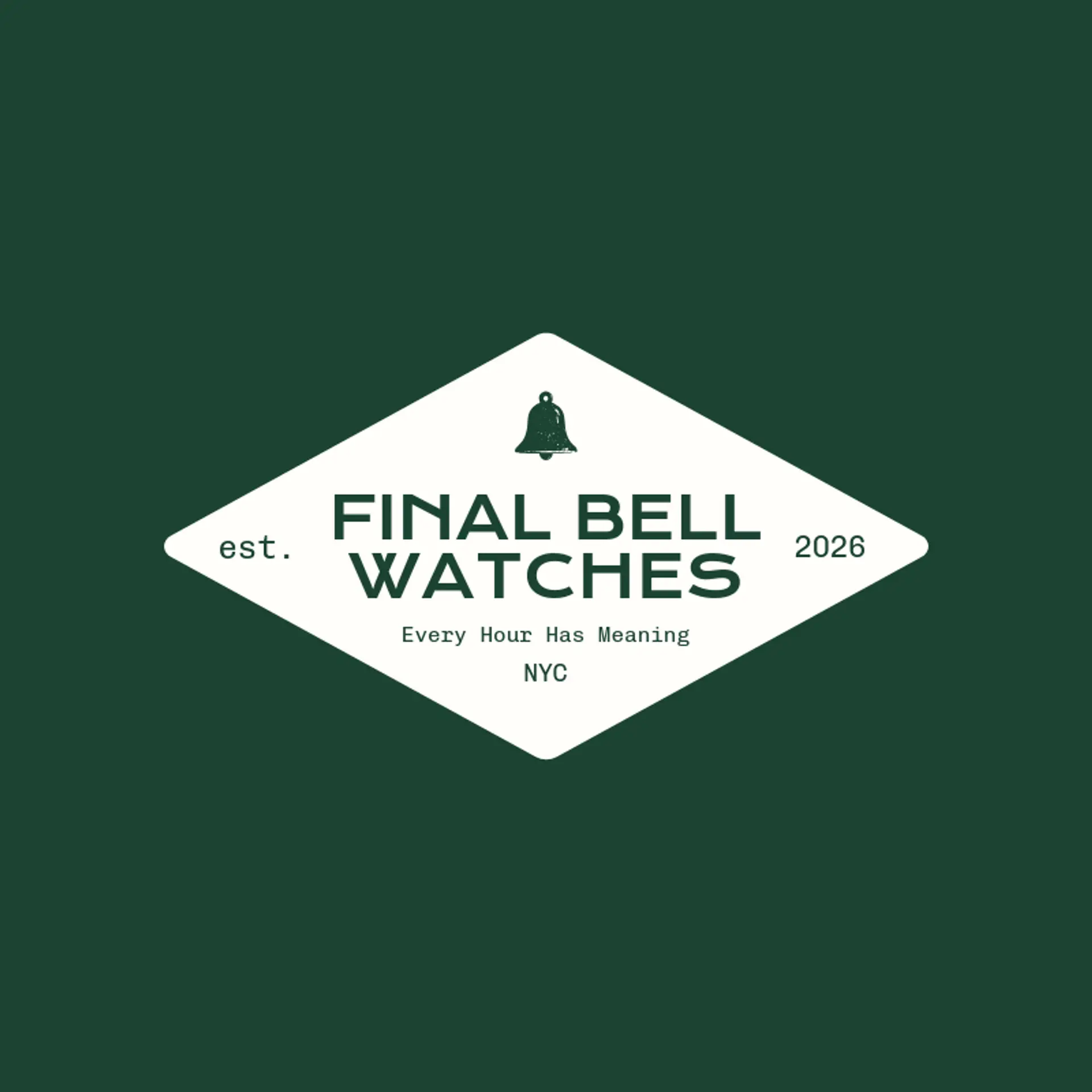 Final Bell Watches logo for watch