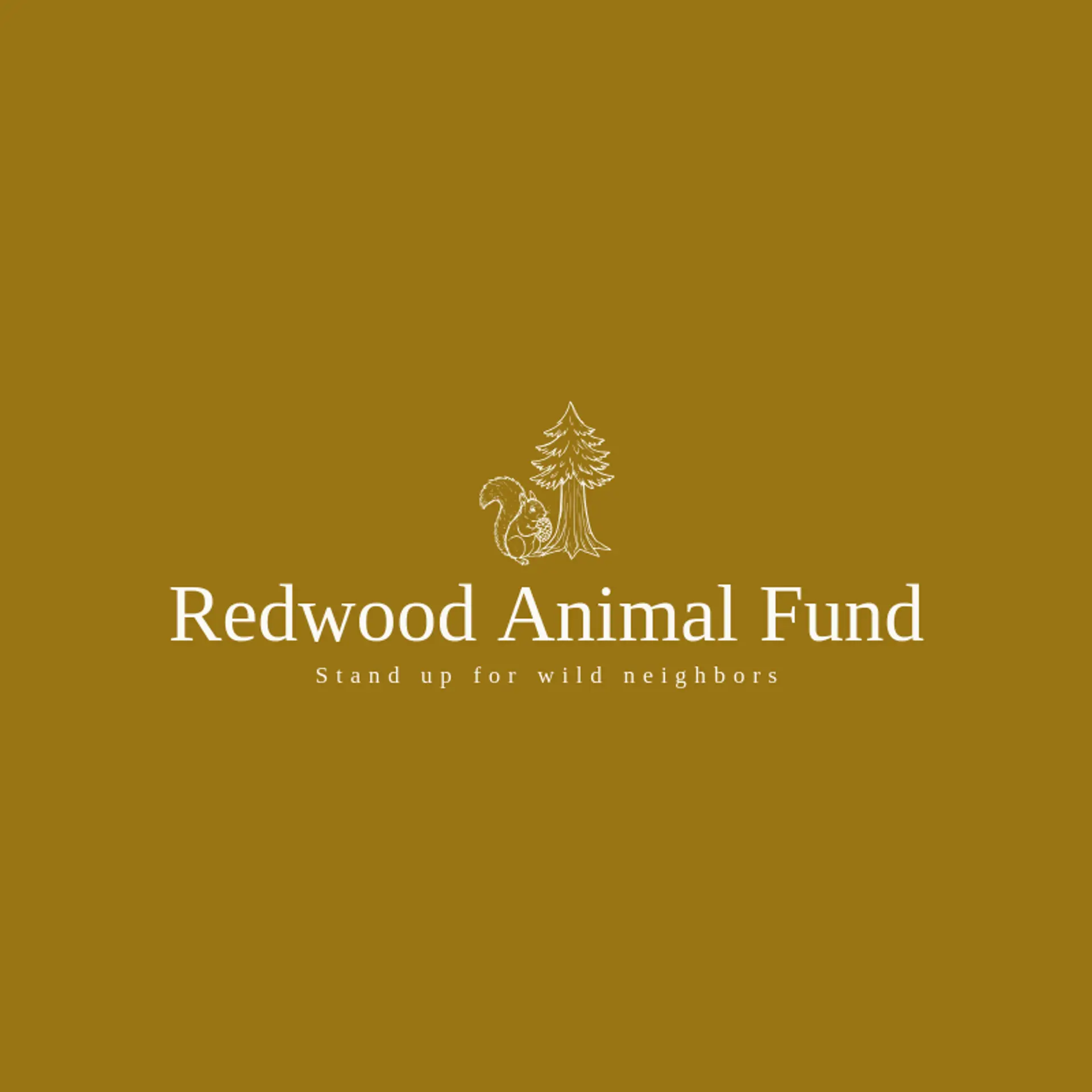 Redwood Animal Fund logo for wildlife