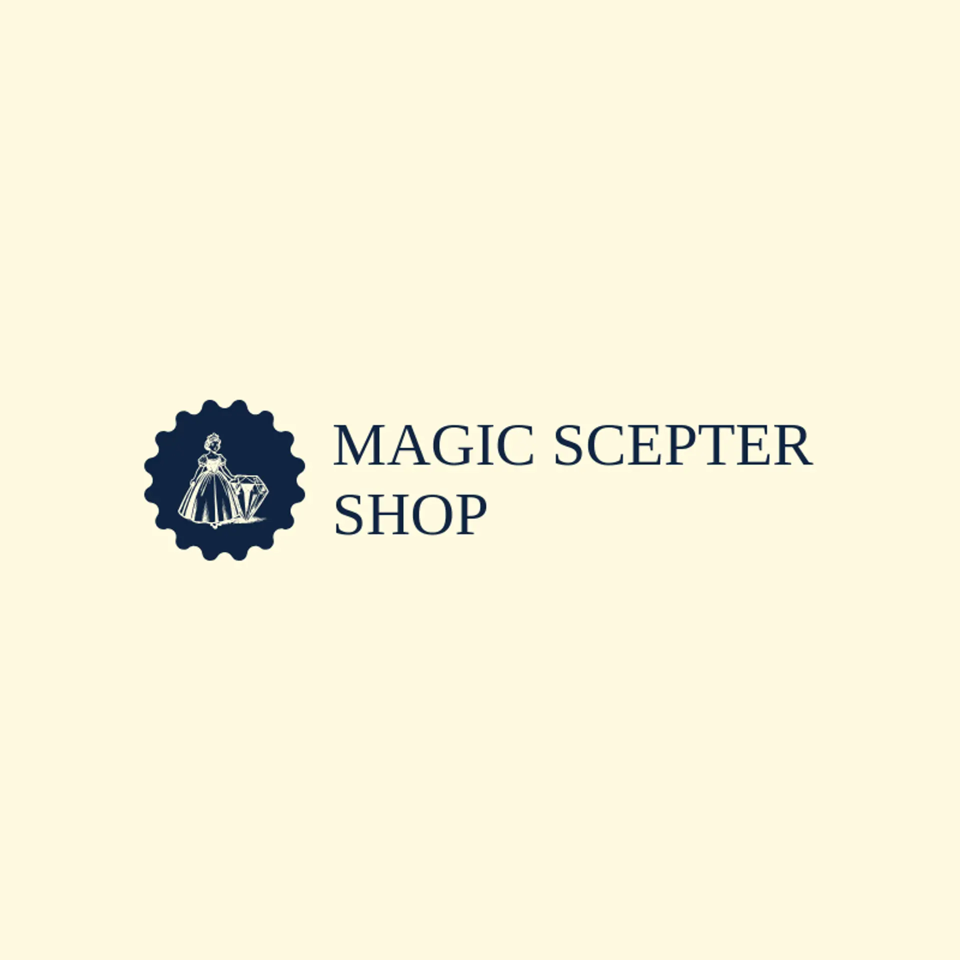 Magic Scepter Shop logo for princess