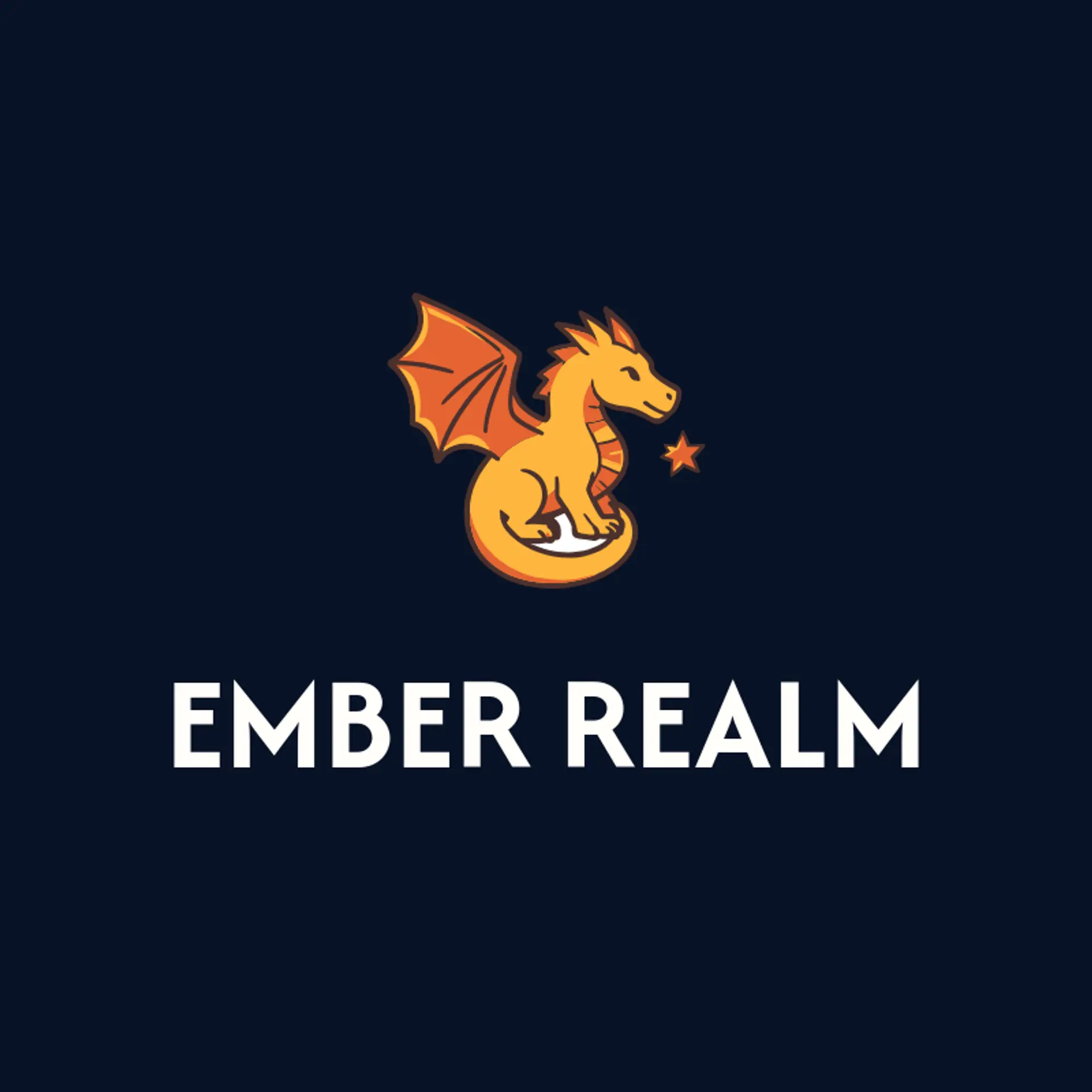 Ember Realm logo for fantasy