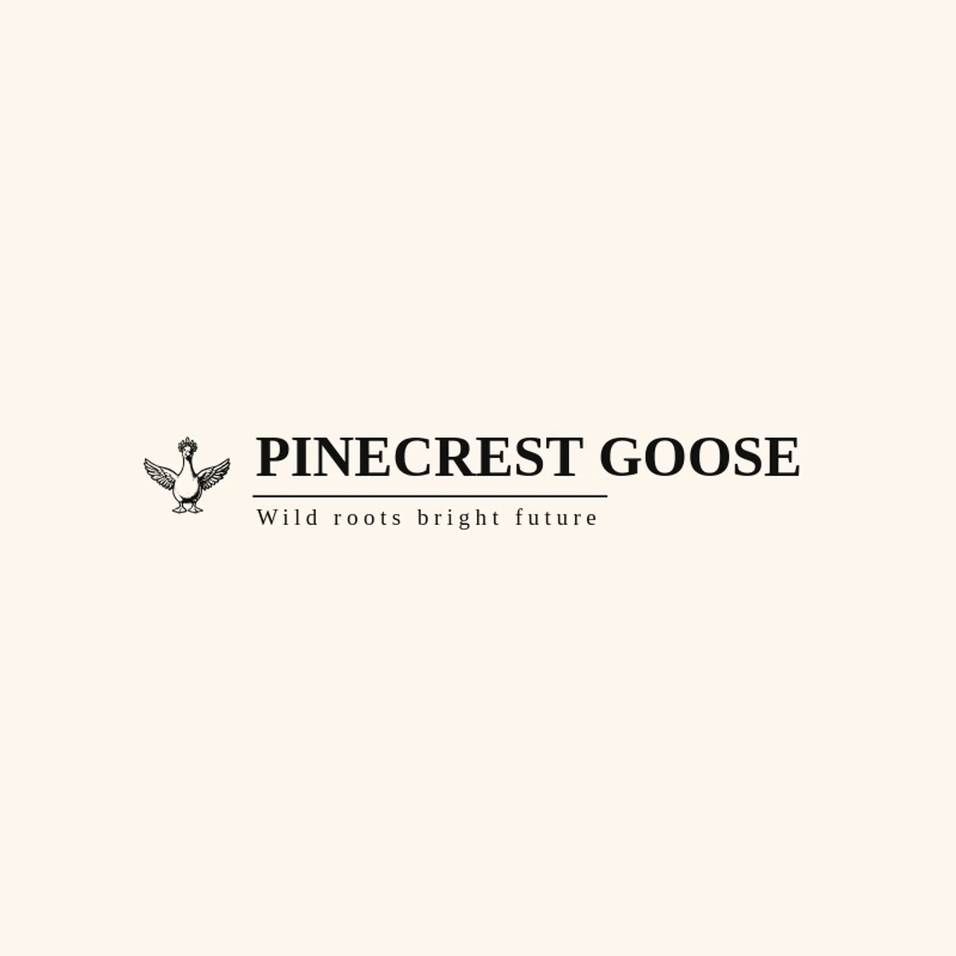 Pinecrest Goose logo for goose