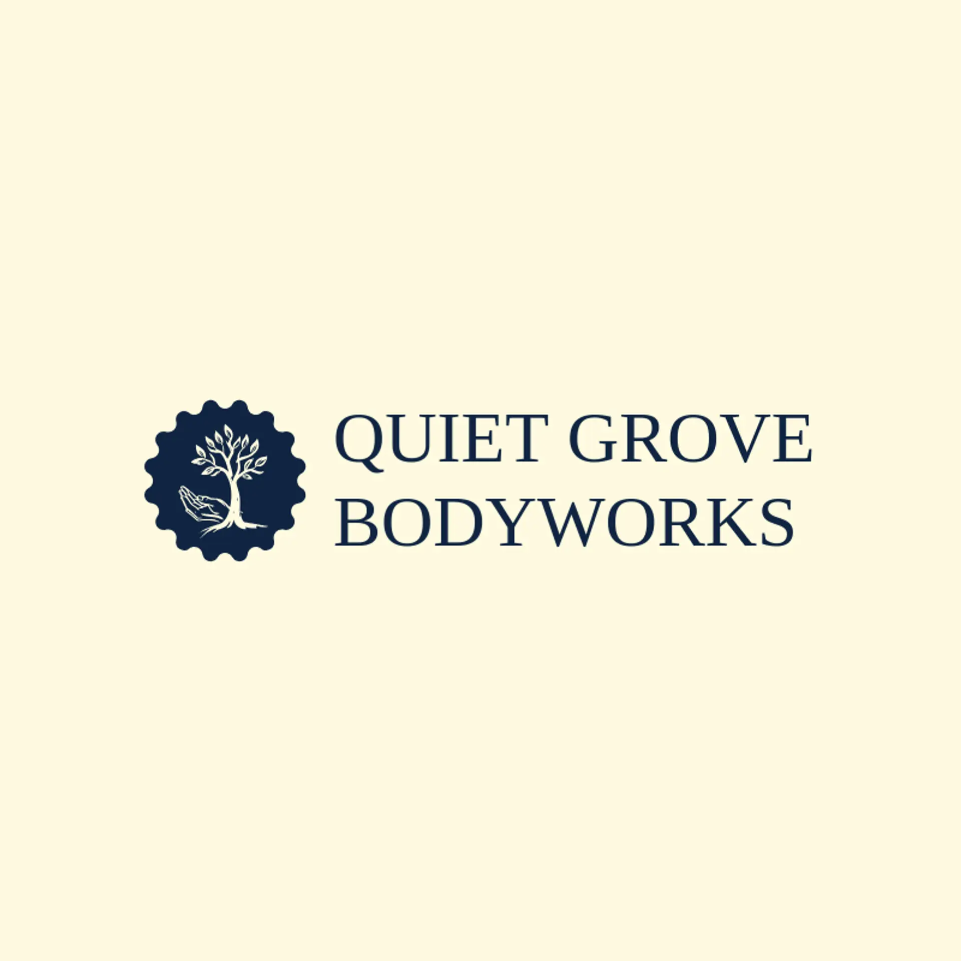 Quiet Grove Bodyworks logo for massage therapy