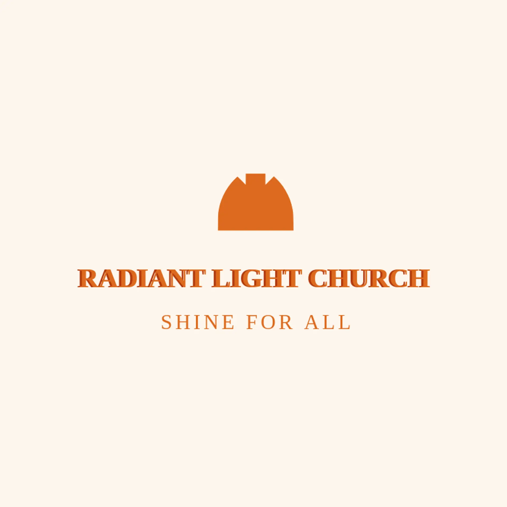 Radiant Light Church logo for christian