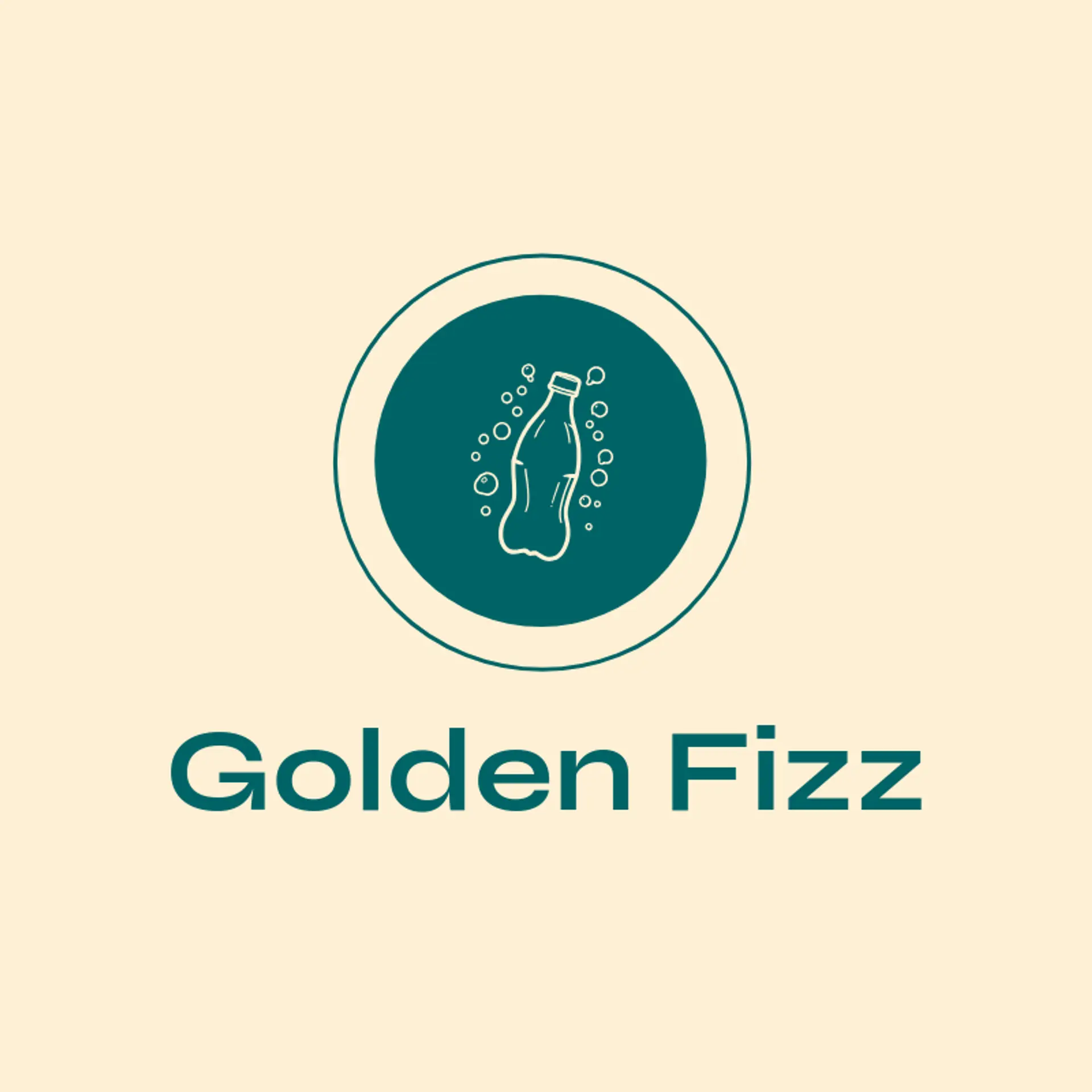 Golden Fizz logo for soda