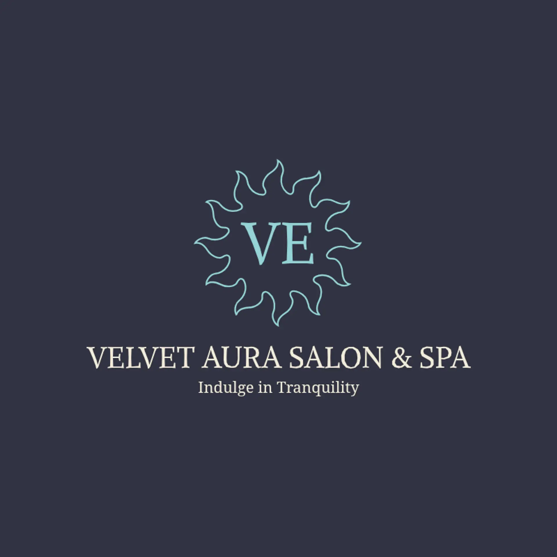 Velvet Aura Spa logo for salon and spa