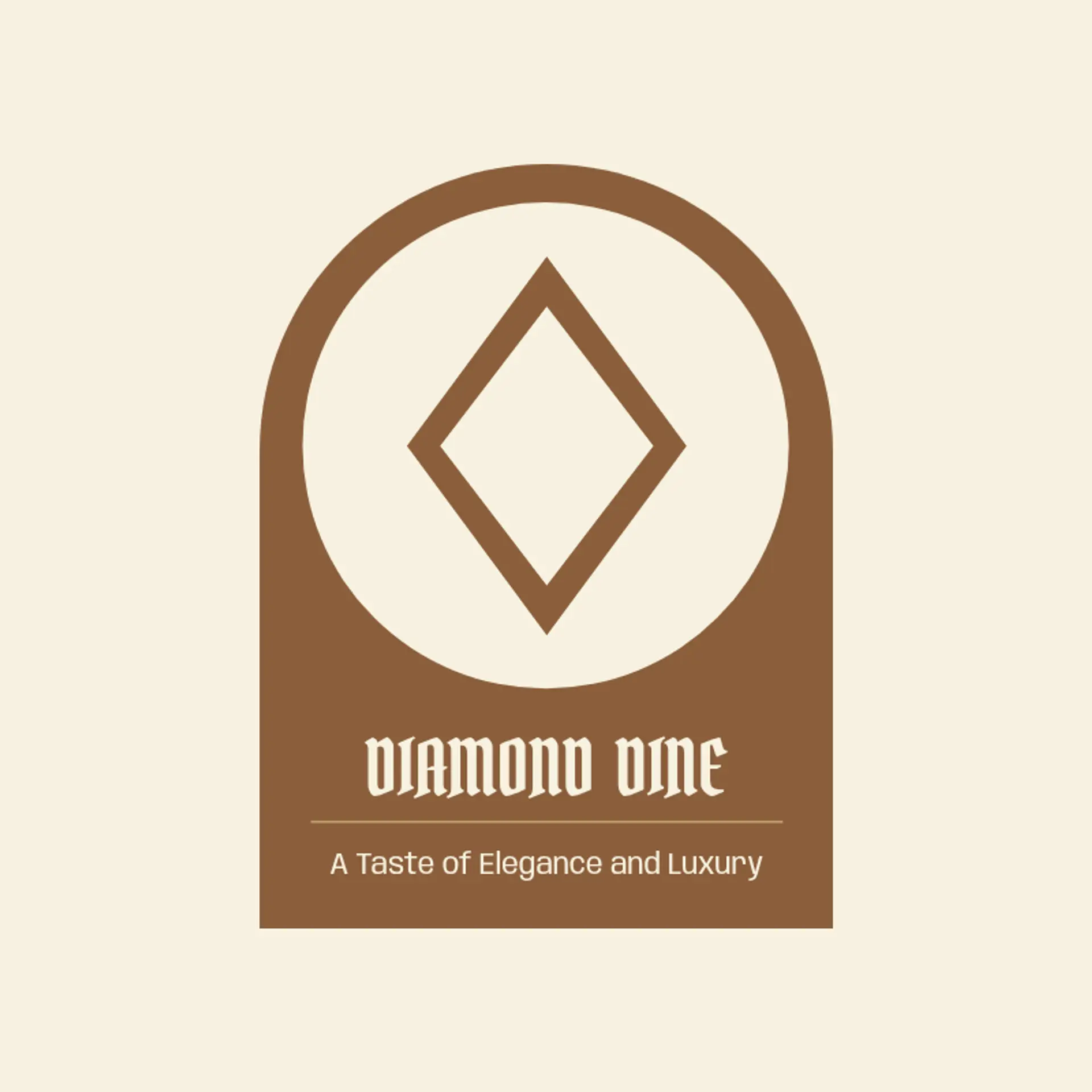 Diamond Dine logo for fine dining restaurant