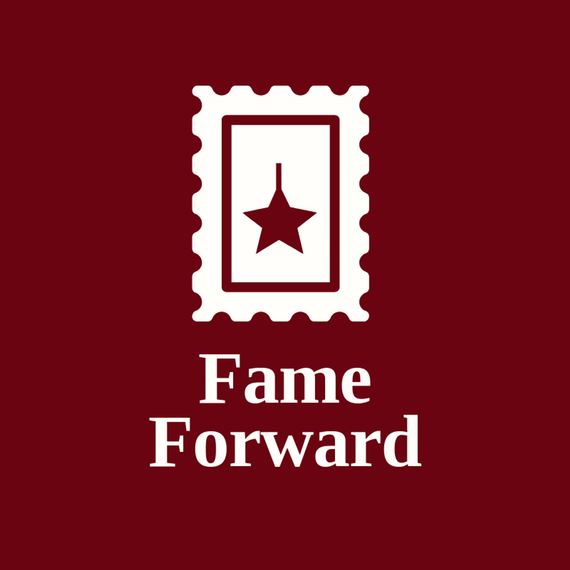 Fame Forward logo for celebrity