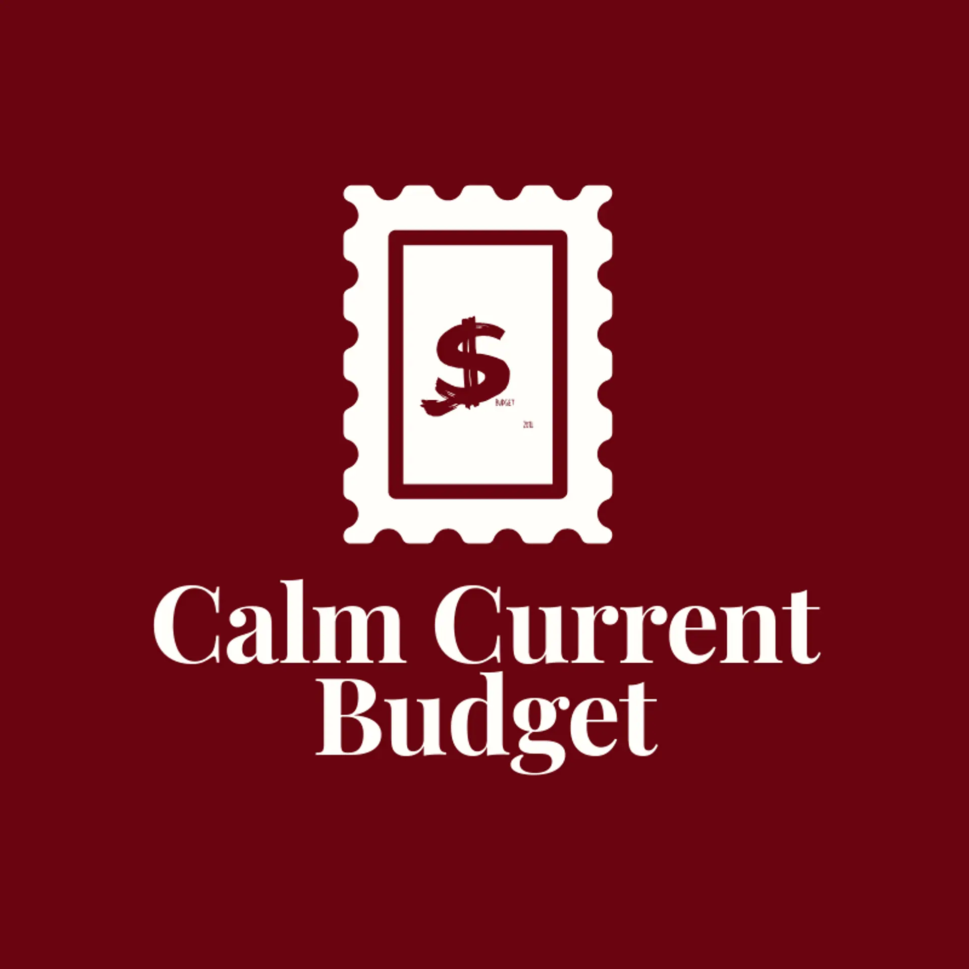 Calm Current Budget logo for budget