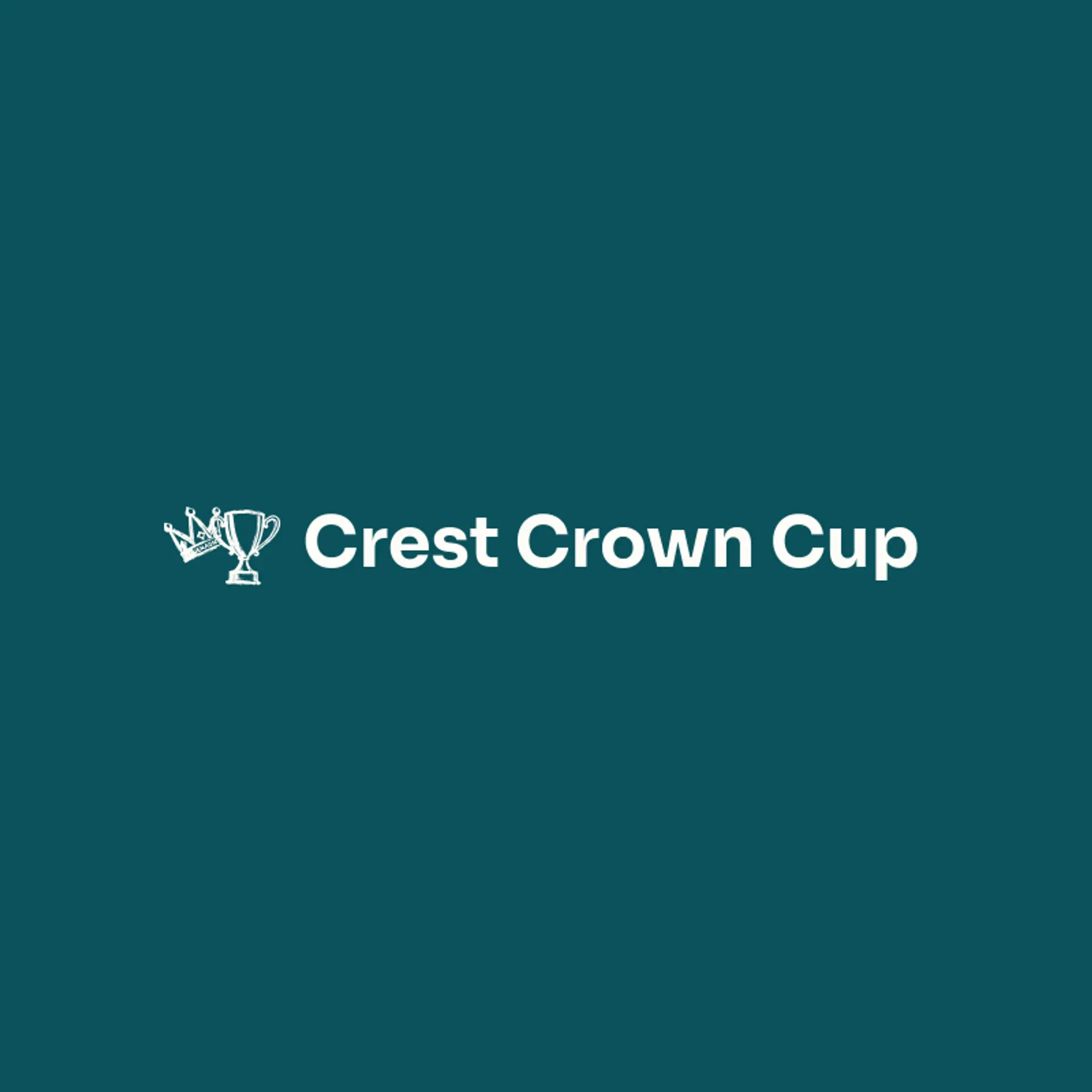 Crest Crown Cup logo for tournament