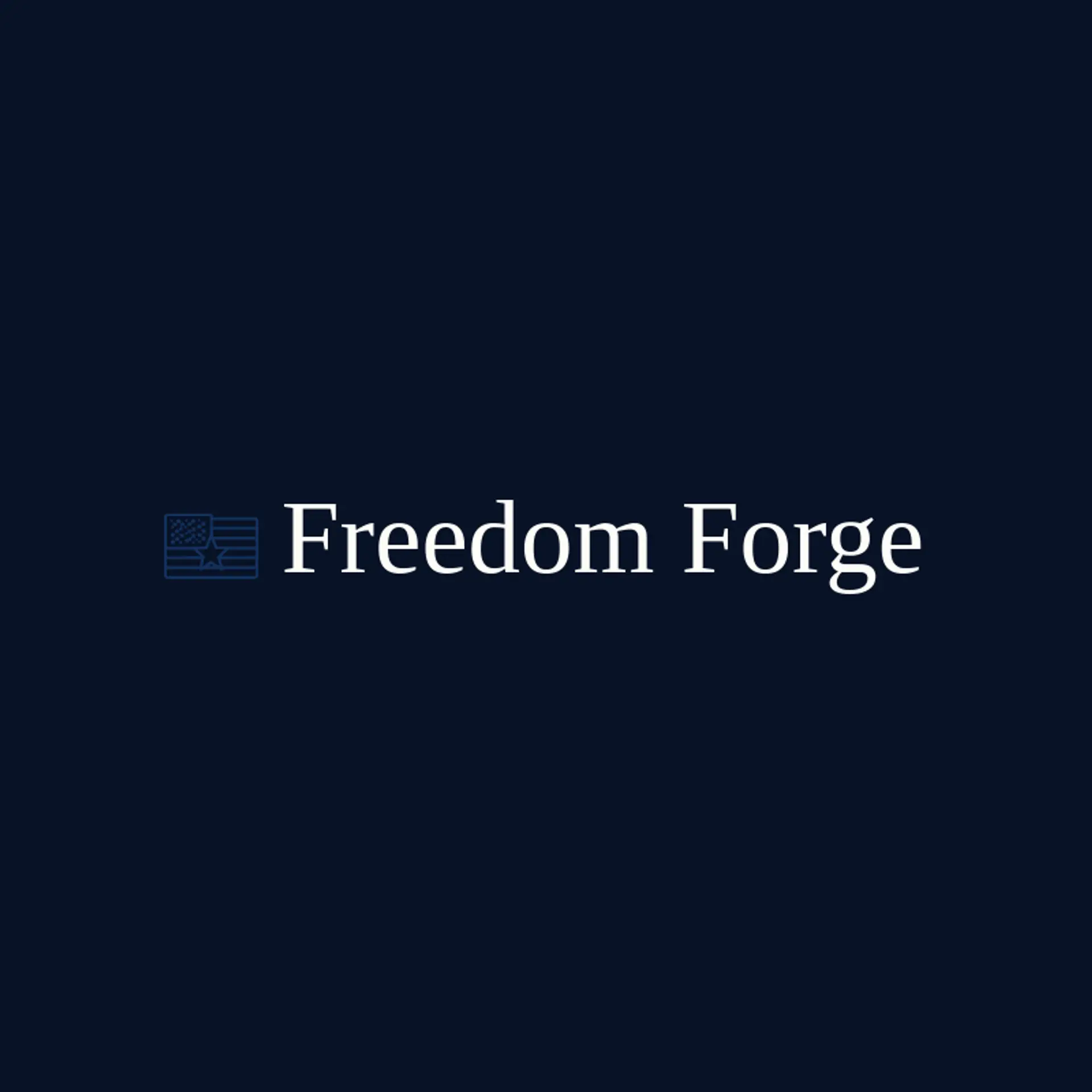 Freedom Forge logo for usa flag