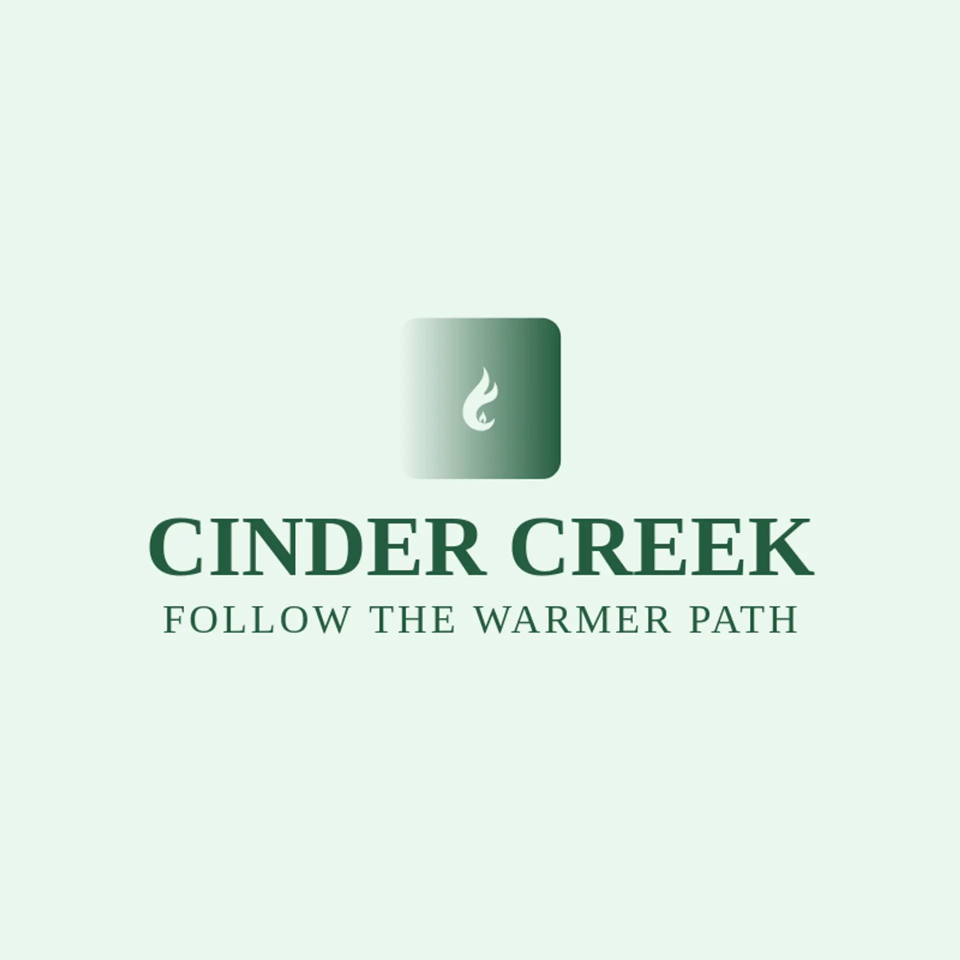 Cinder Creek logo for ember
