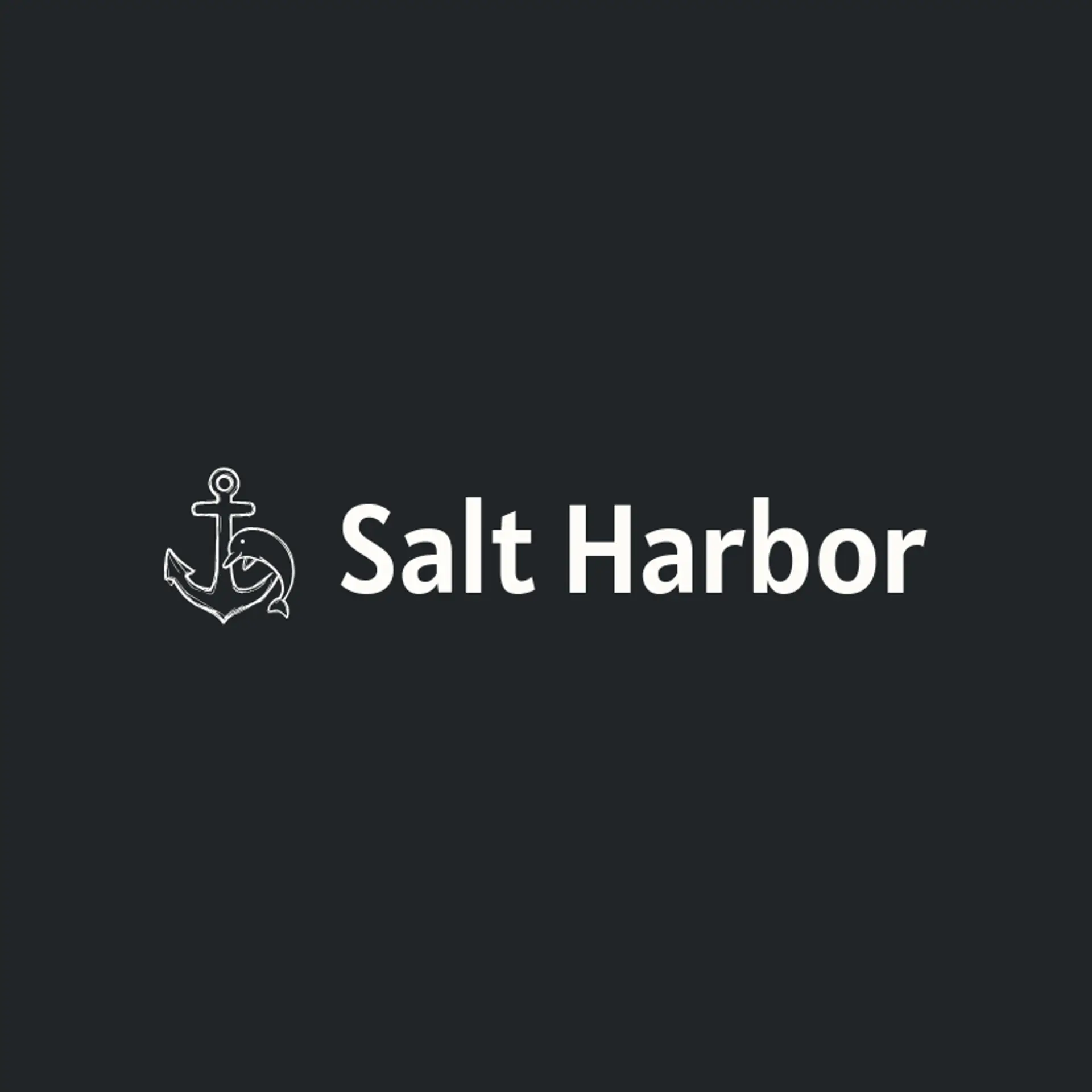 Salt Harbor logo for dolphin