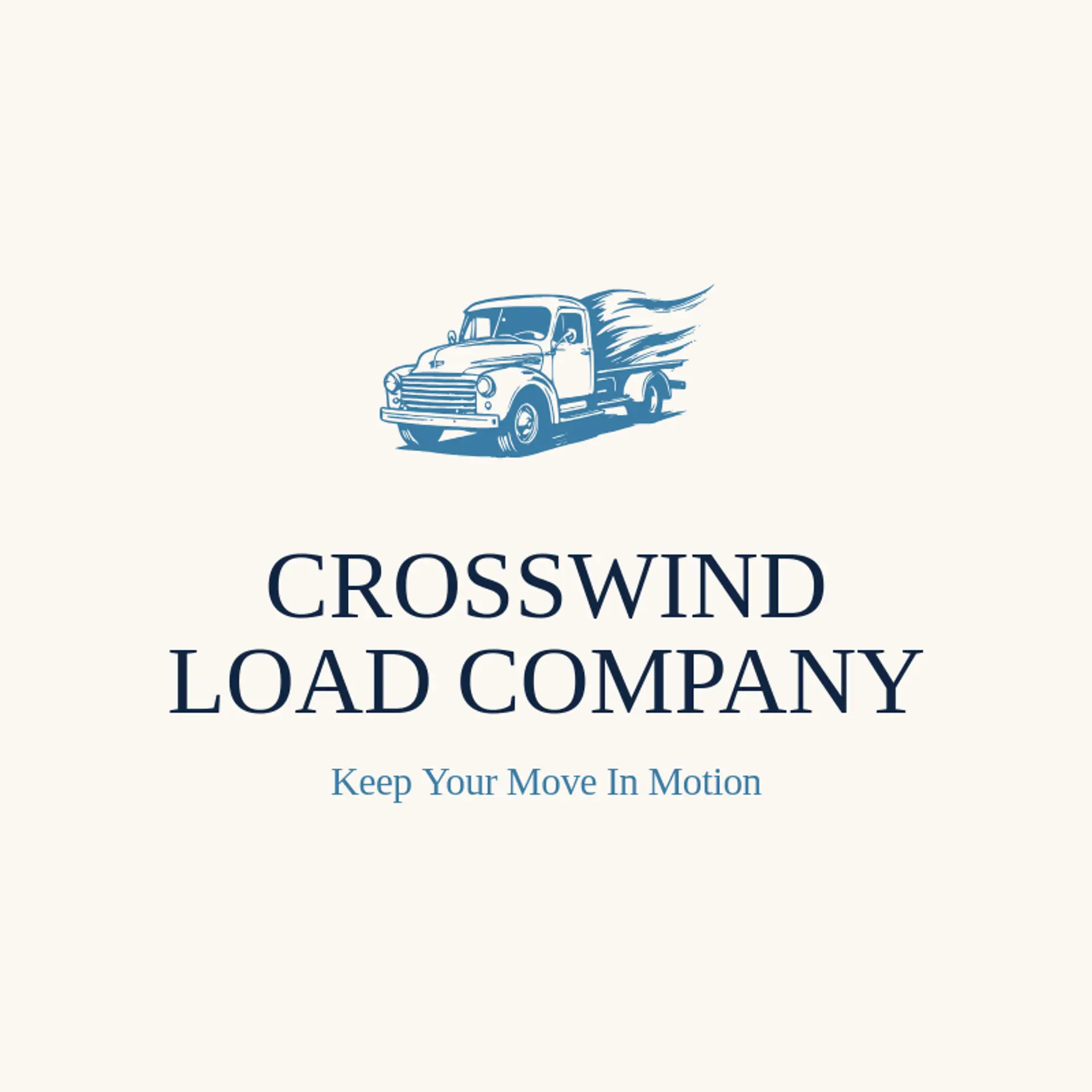 Crosswind Load Company logo for hauling