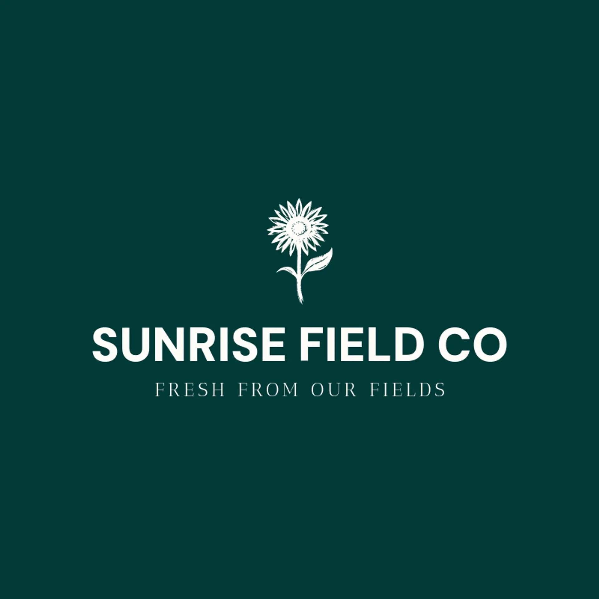 Sunrise Field Co logo for farm
