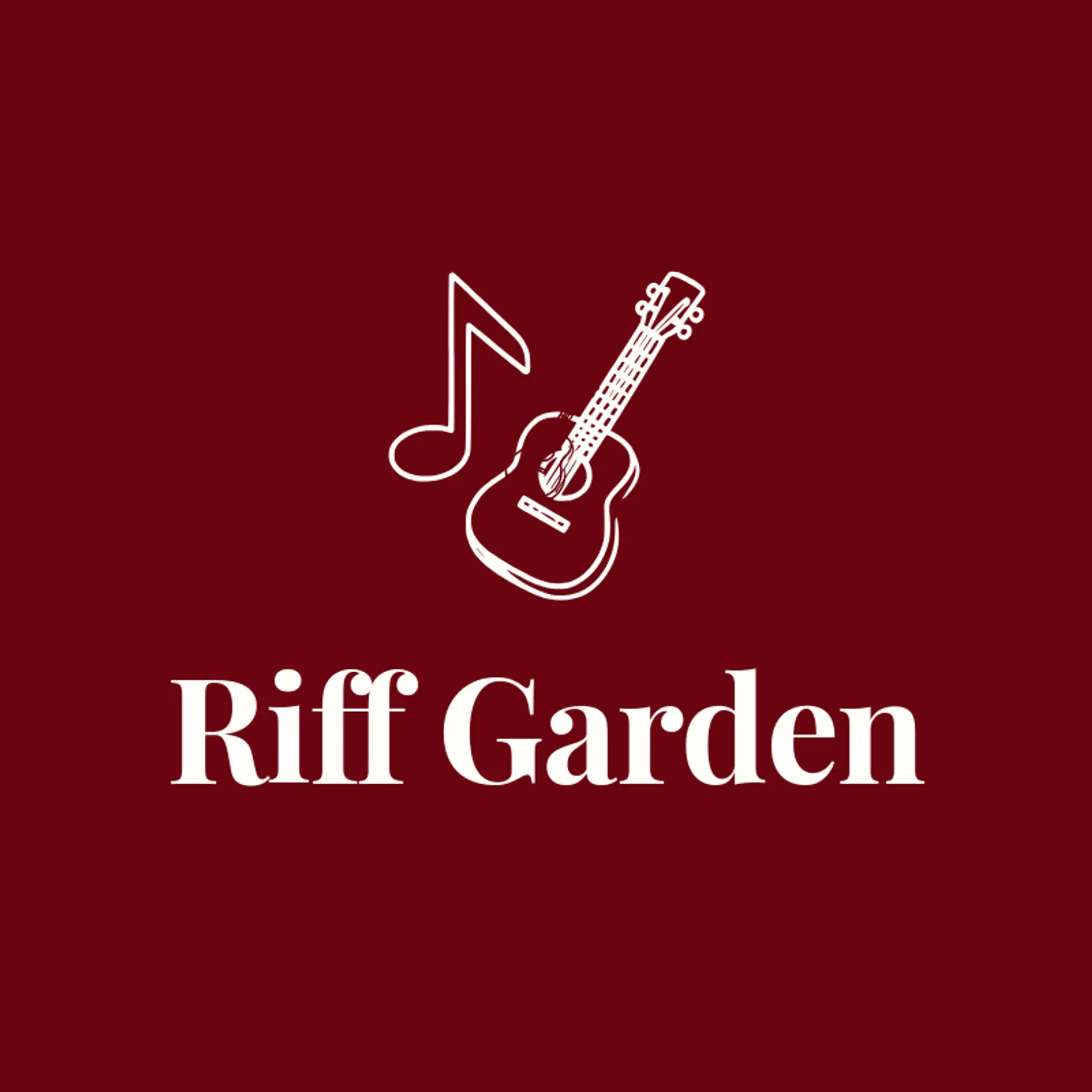 Riff Garden logo for guitar