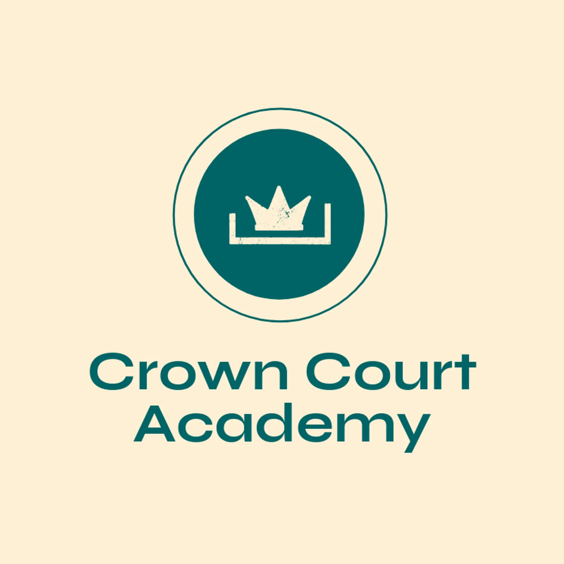Crown Court Academy logo for futsal