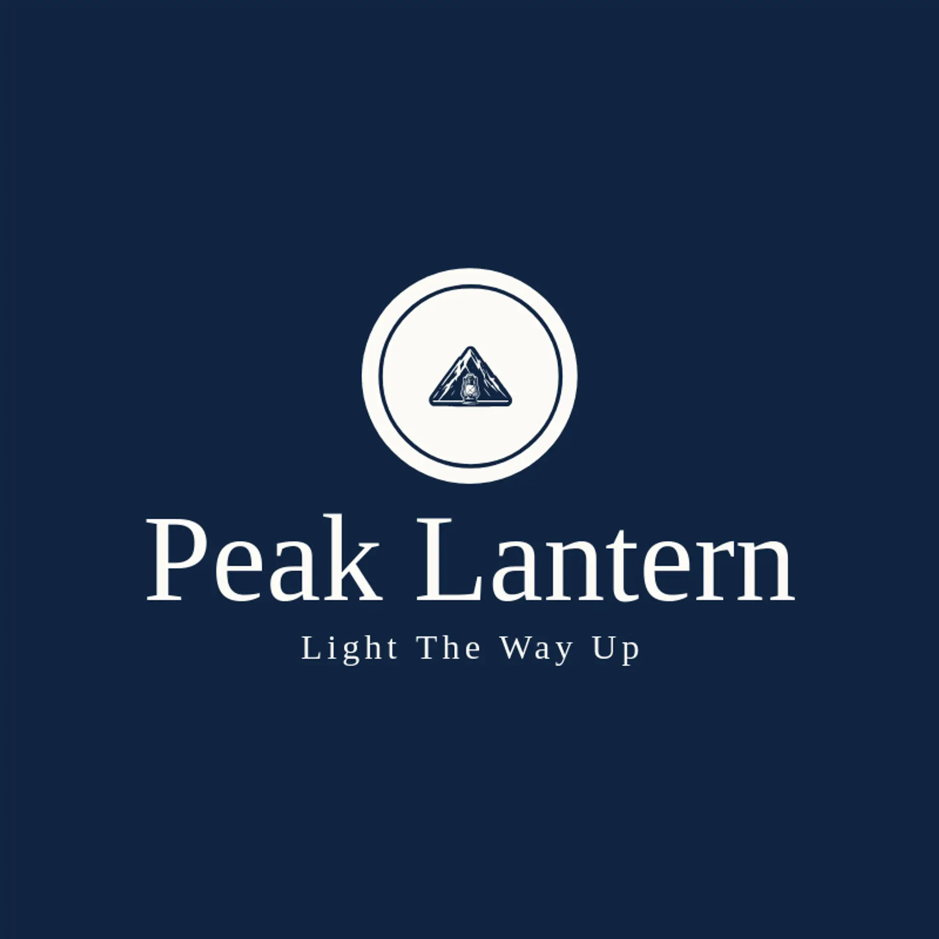 Peak Lantern logo for hiking