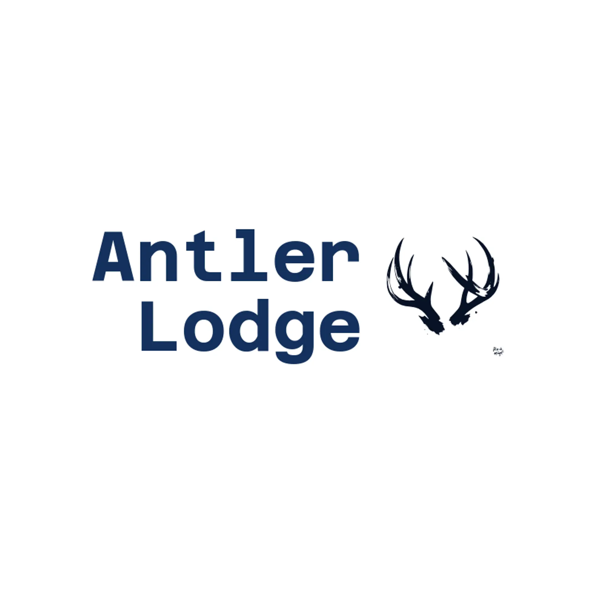 Antler Lodge logo for antler