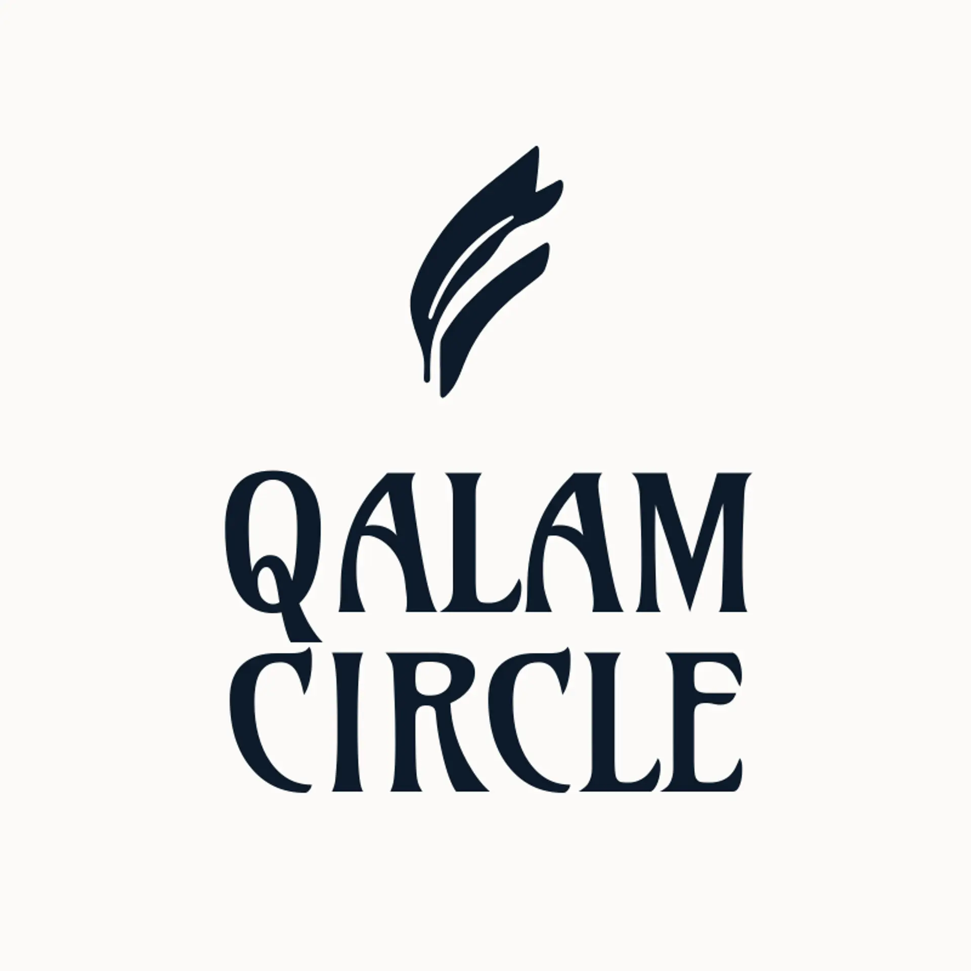 Qalam Circle logo for urdu