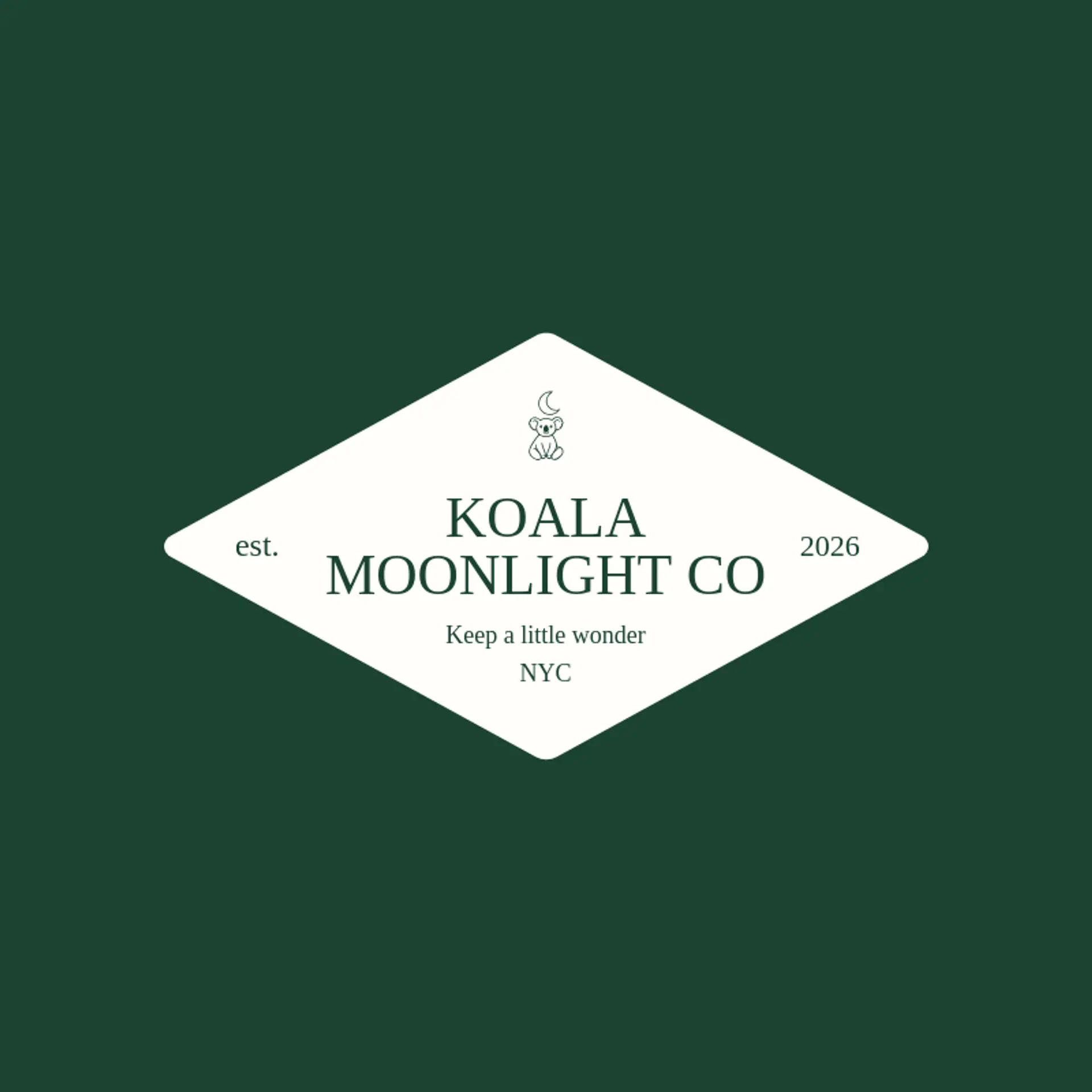 Koala Moonlight Co logo for koala