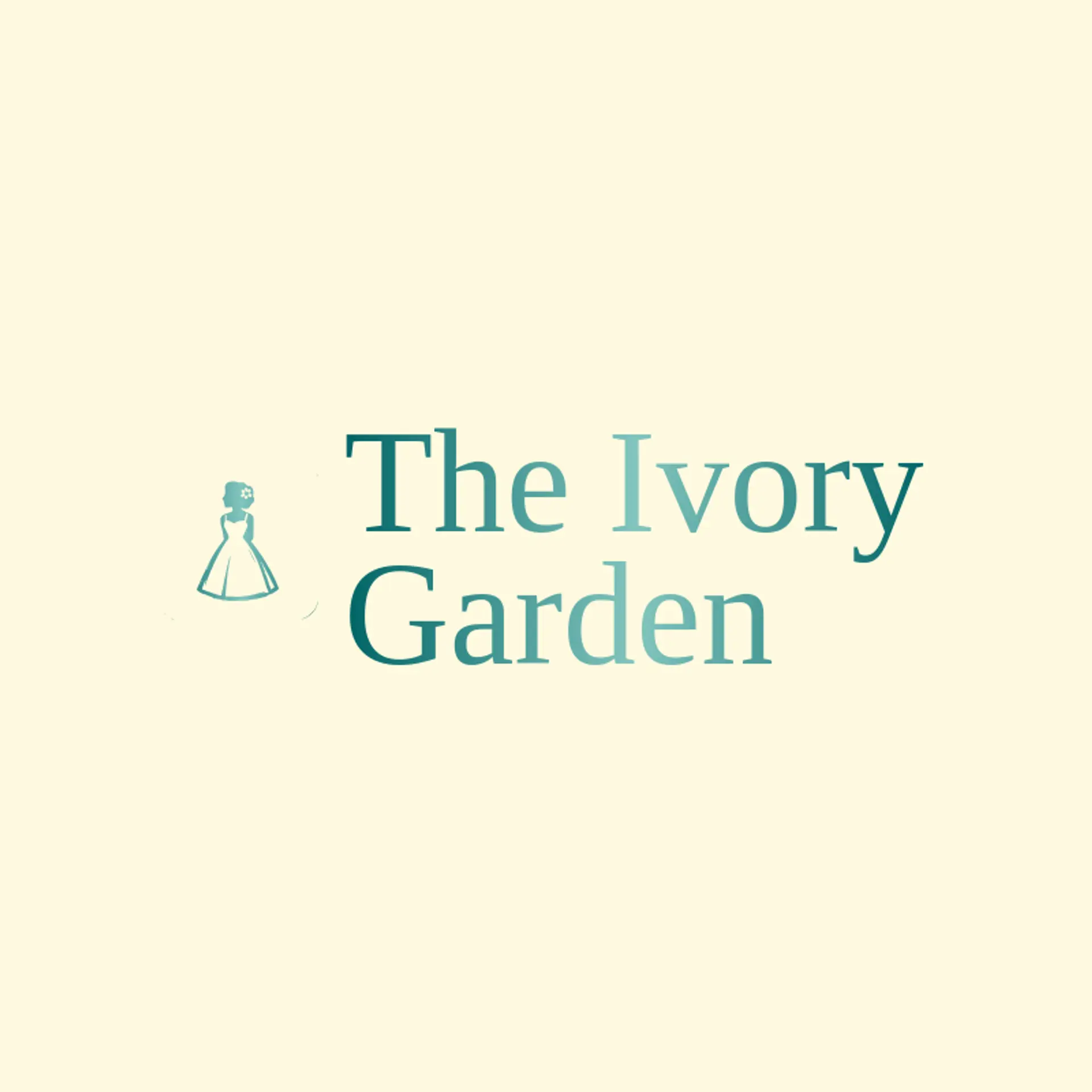 The Ivory Garden logo for bride
