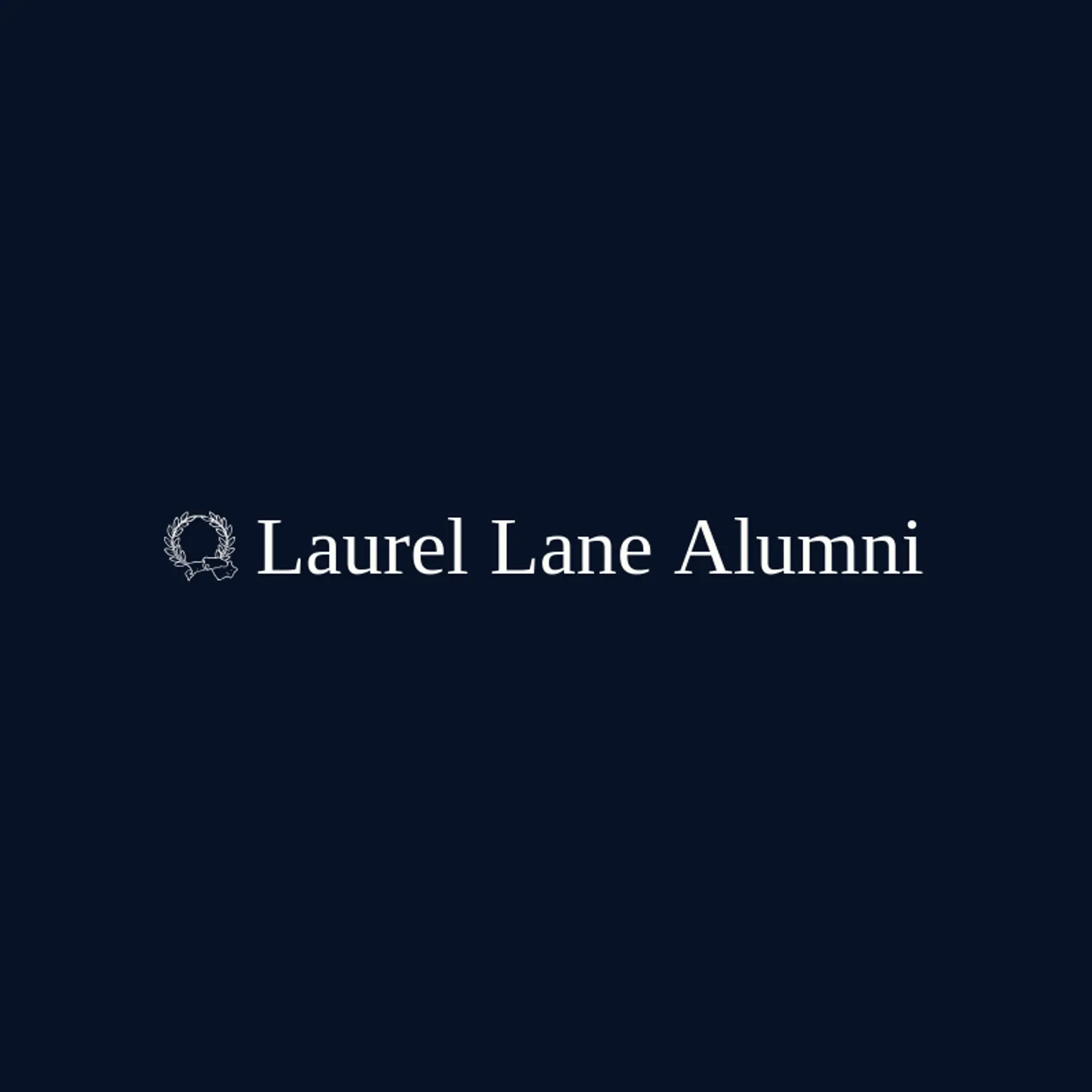 Laurel Lane Alumni logo for graduation