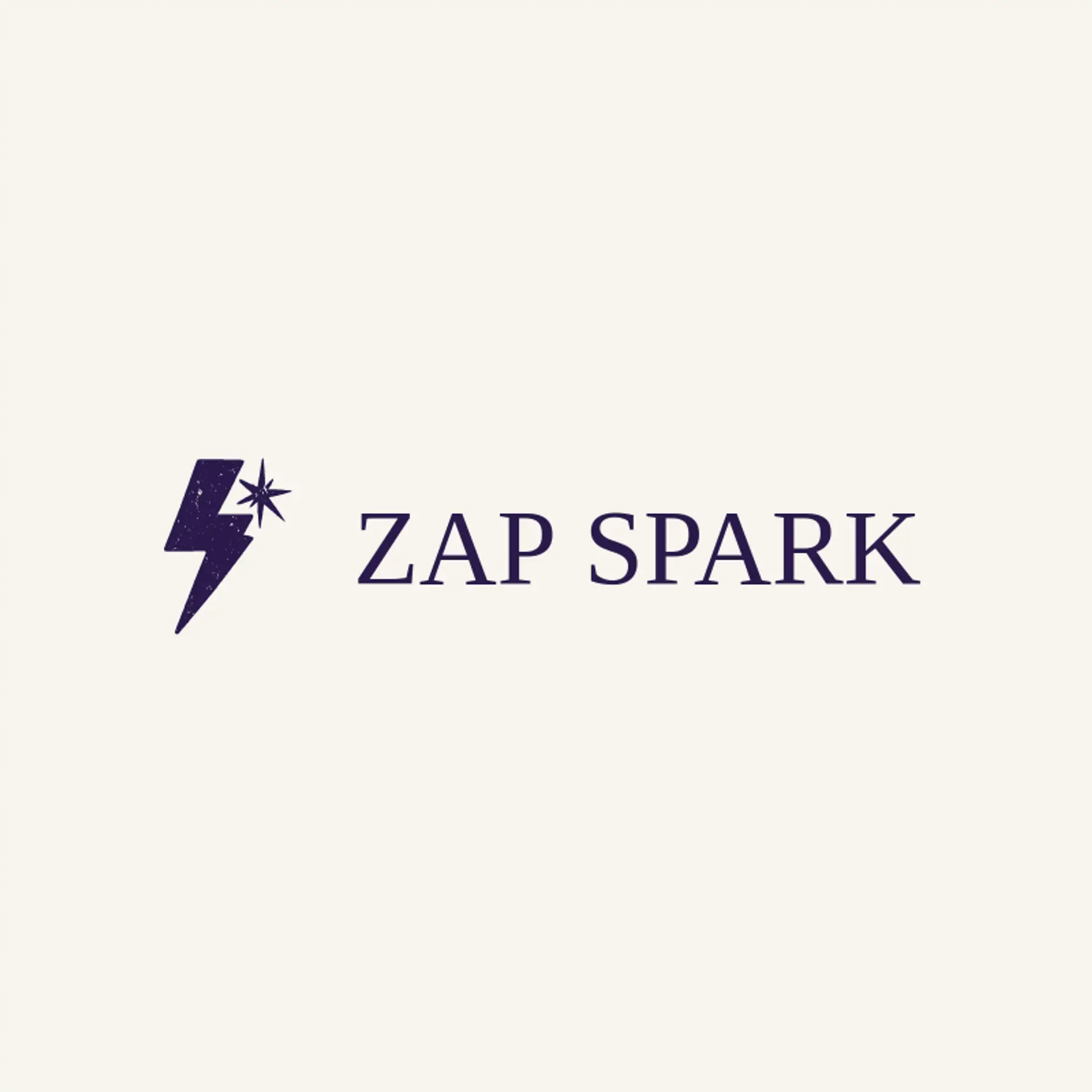 Zap Spark logo for lightning bolt