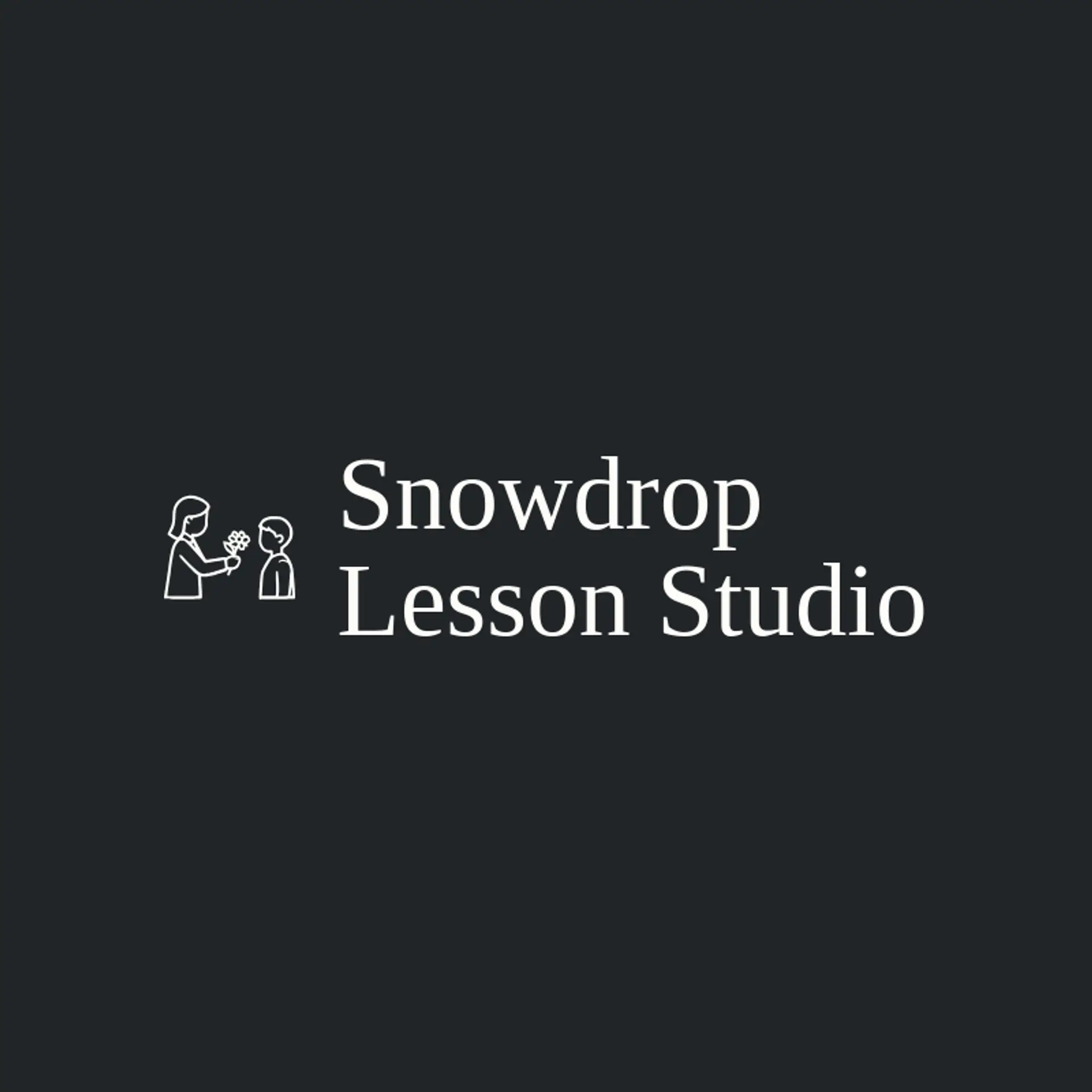Snowdrop Lesson Studio logo for teaching