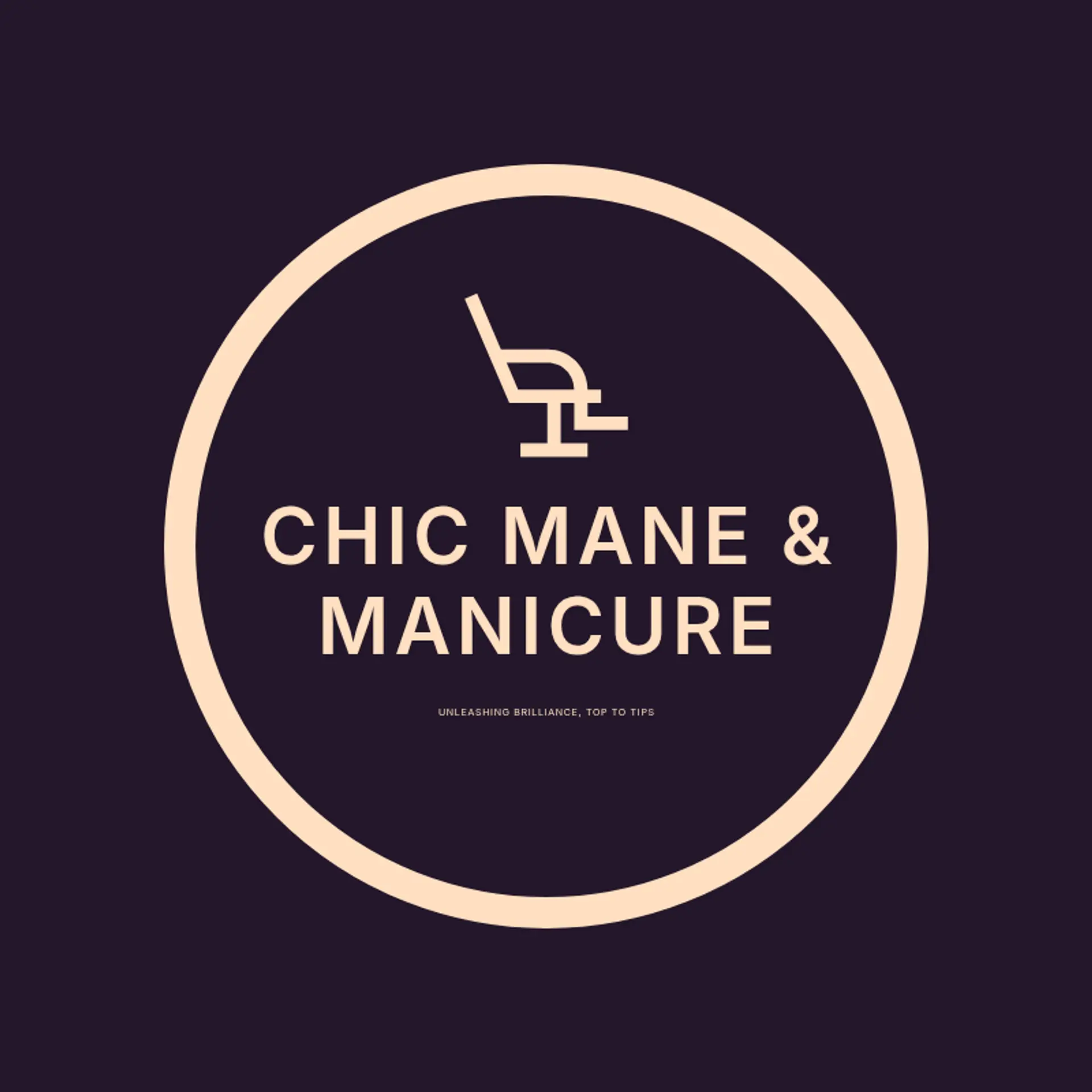 Radiant Roots Salon logo for hair and nail salon