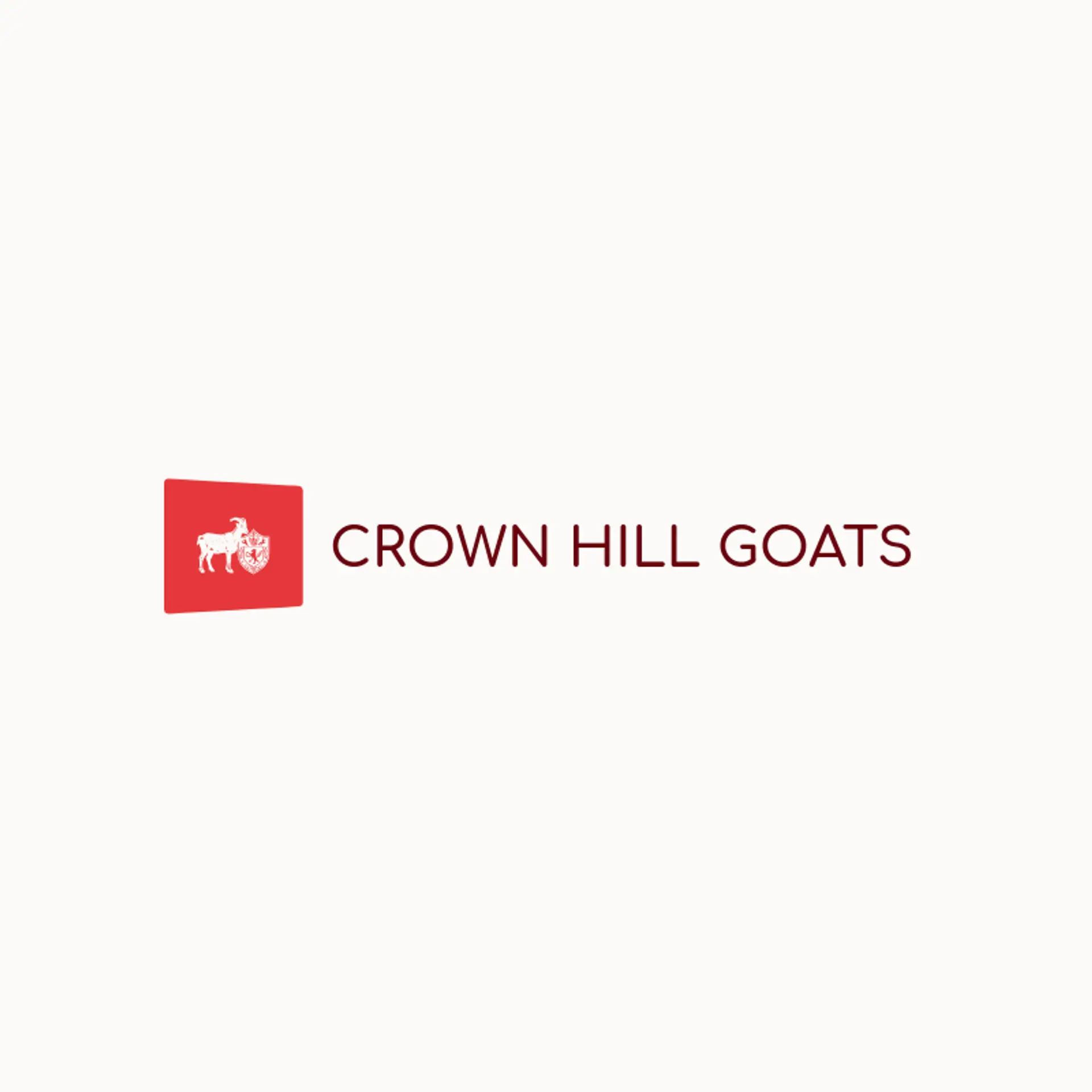 Crown Hill Goats logo for goat