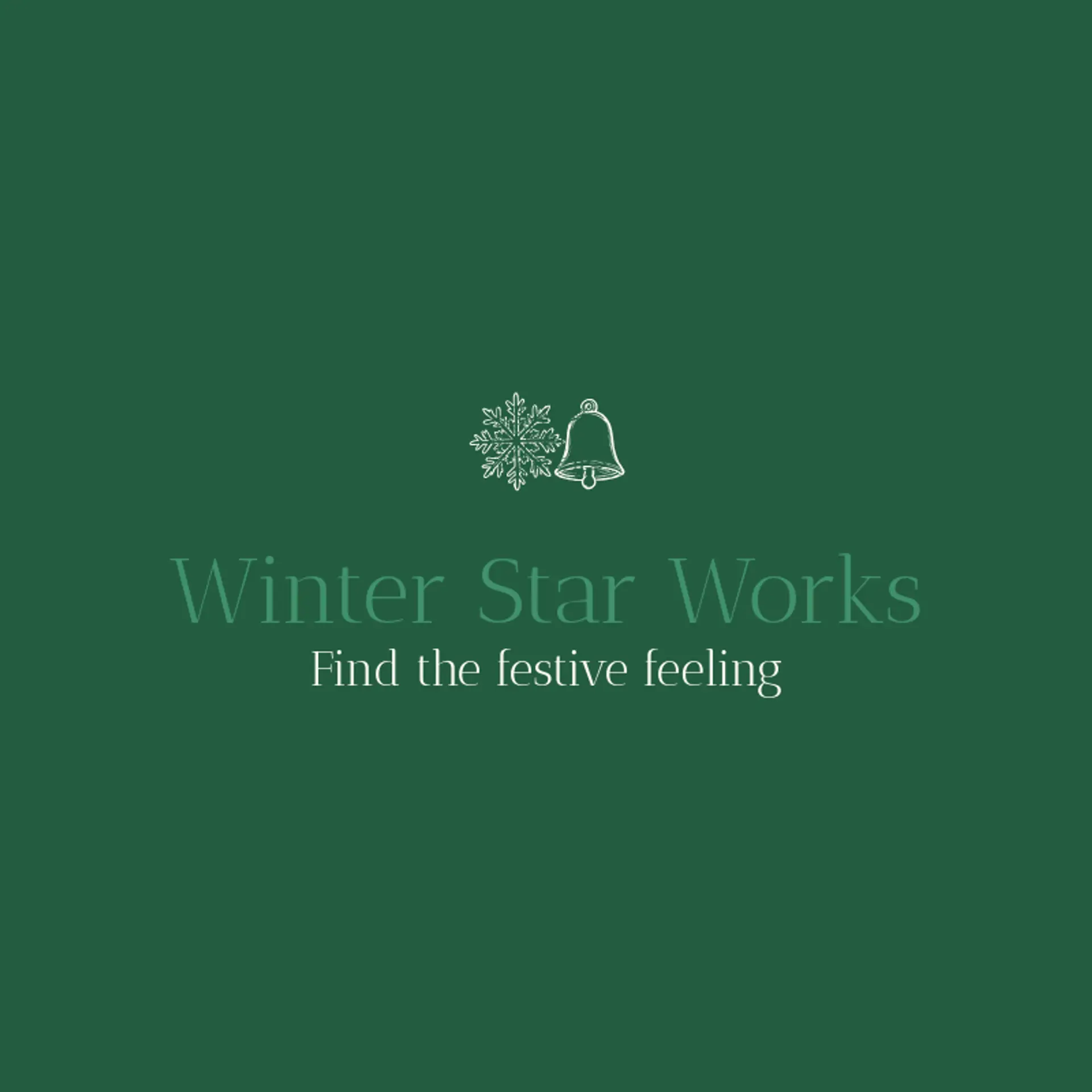 Winter Star Works logo for christmas