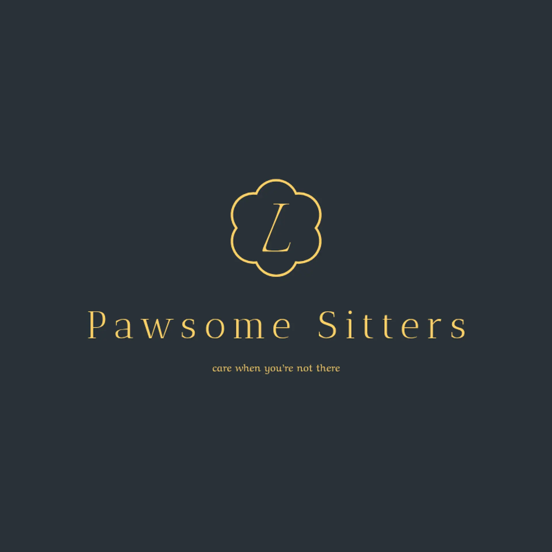 Paws At Home logo for pet sitting
