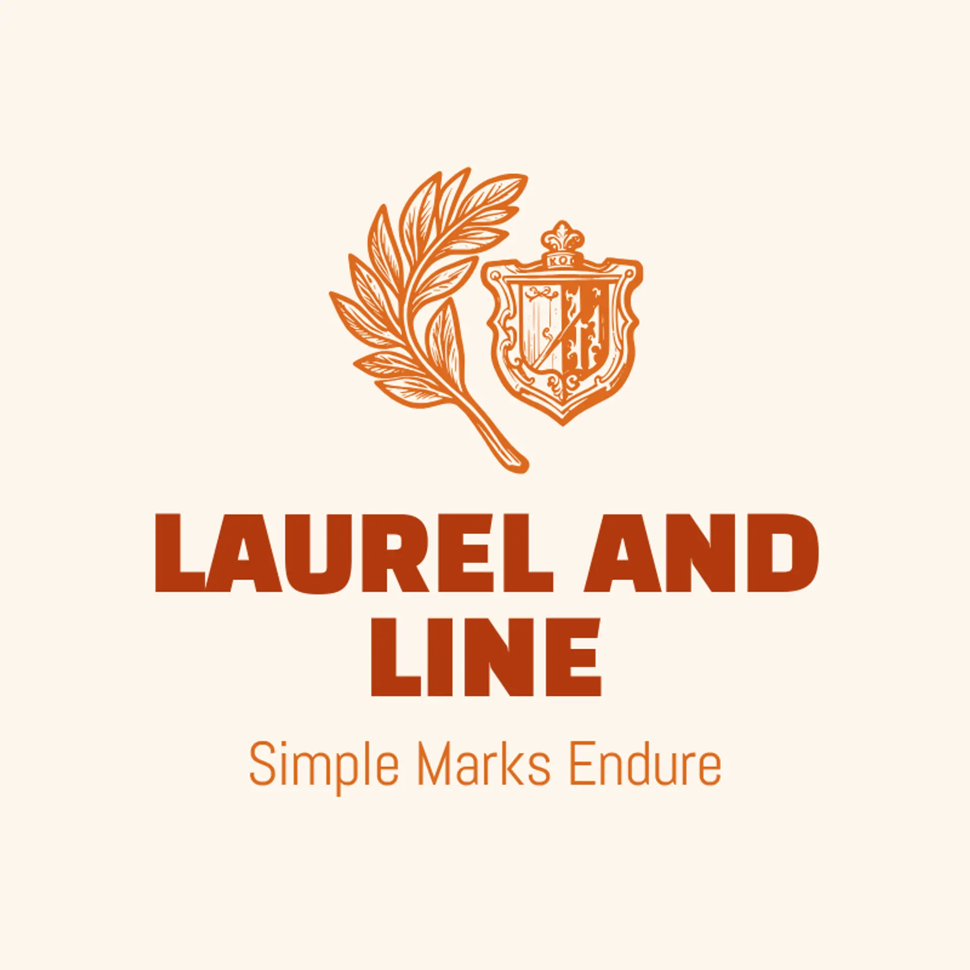 Laurel And Line logo for crest