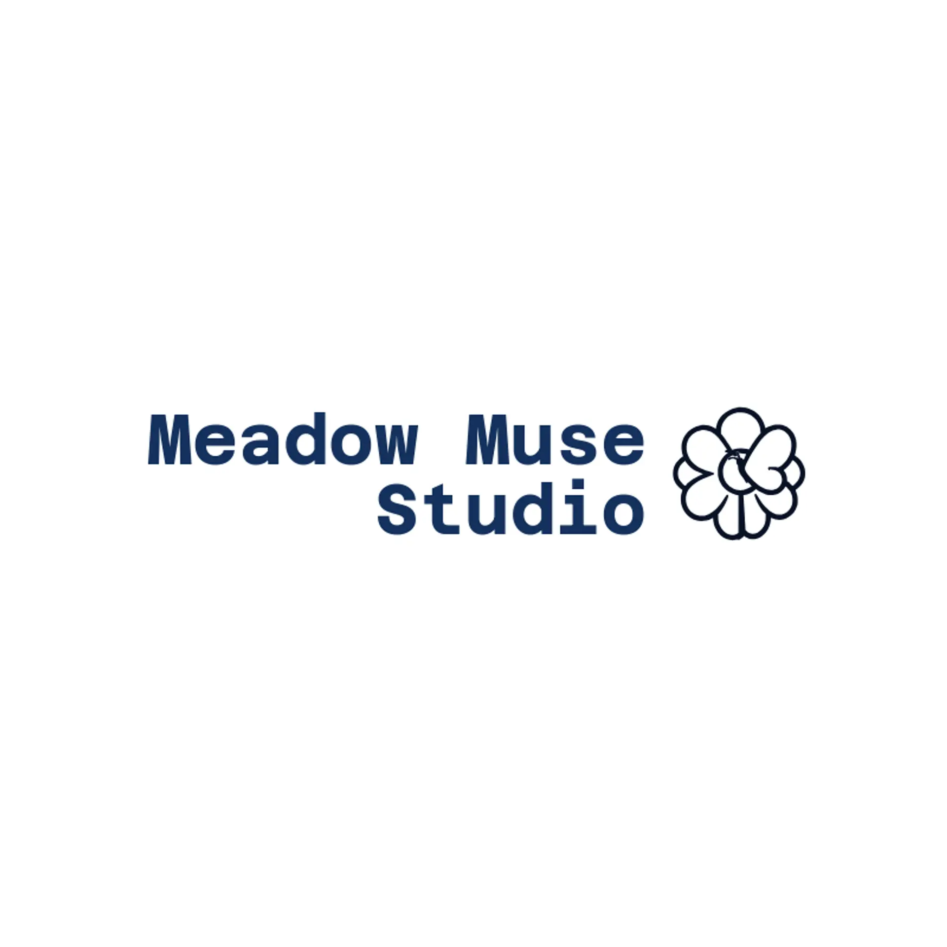 Meadow Muse Studio logo for butterfly