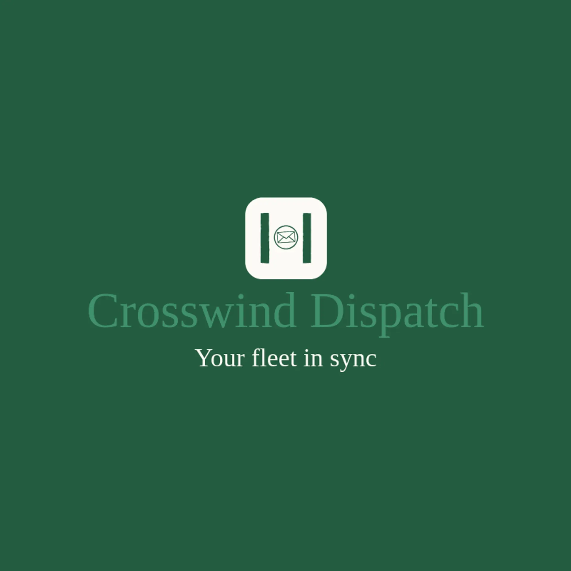 Crosswind Dispatch logo for dispatch