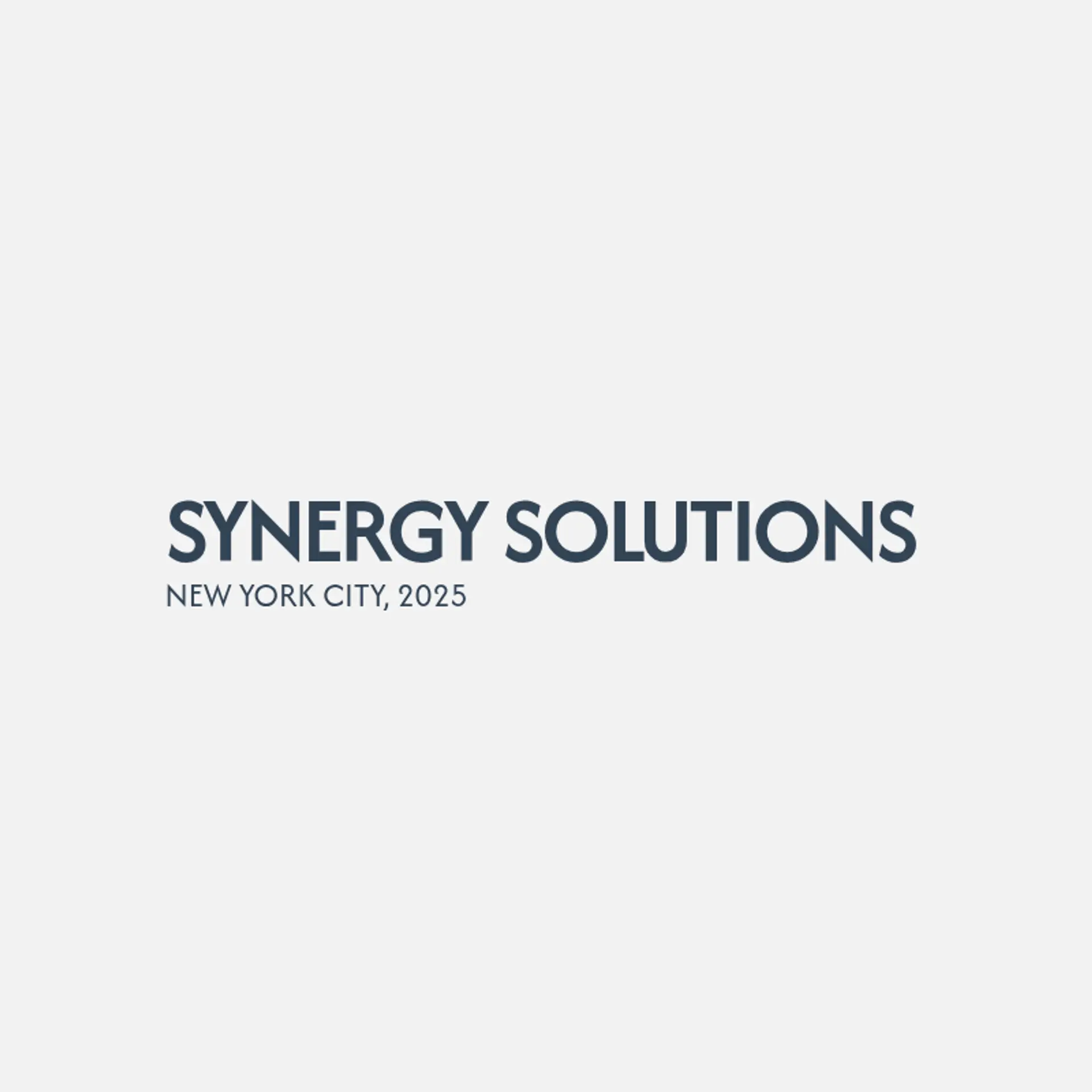 Synergy Solutions logo for consulting firm