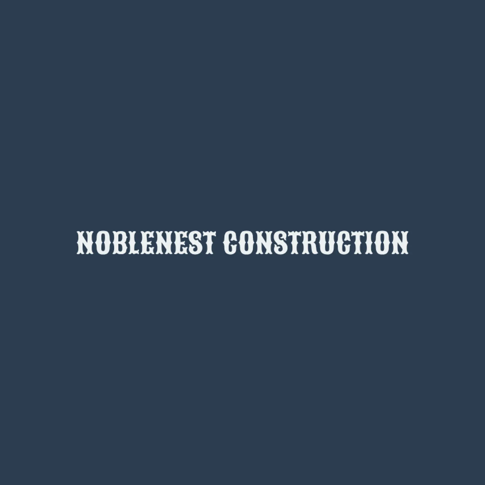 NobleNest Construction logo for construction business
