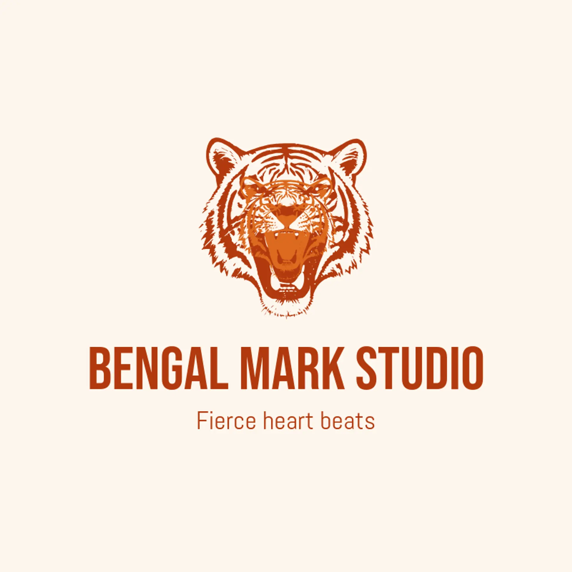 Bengal Mark Studio logo for tiger