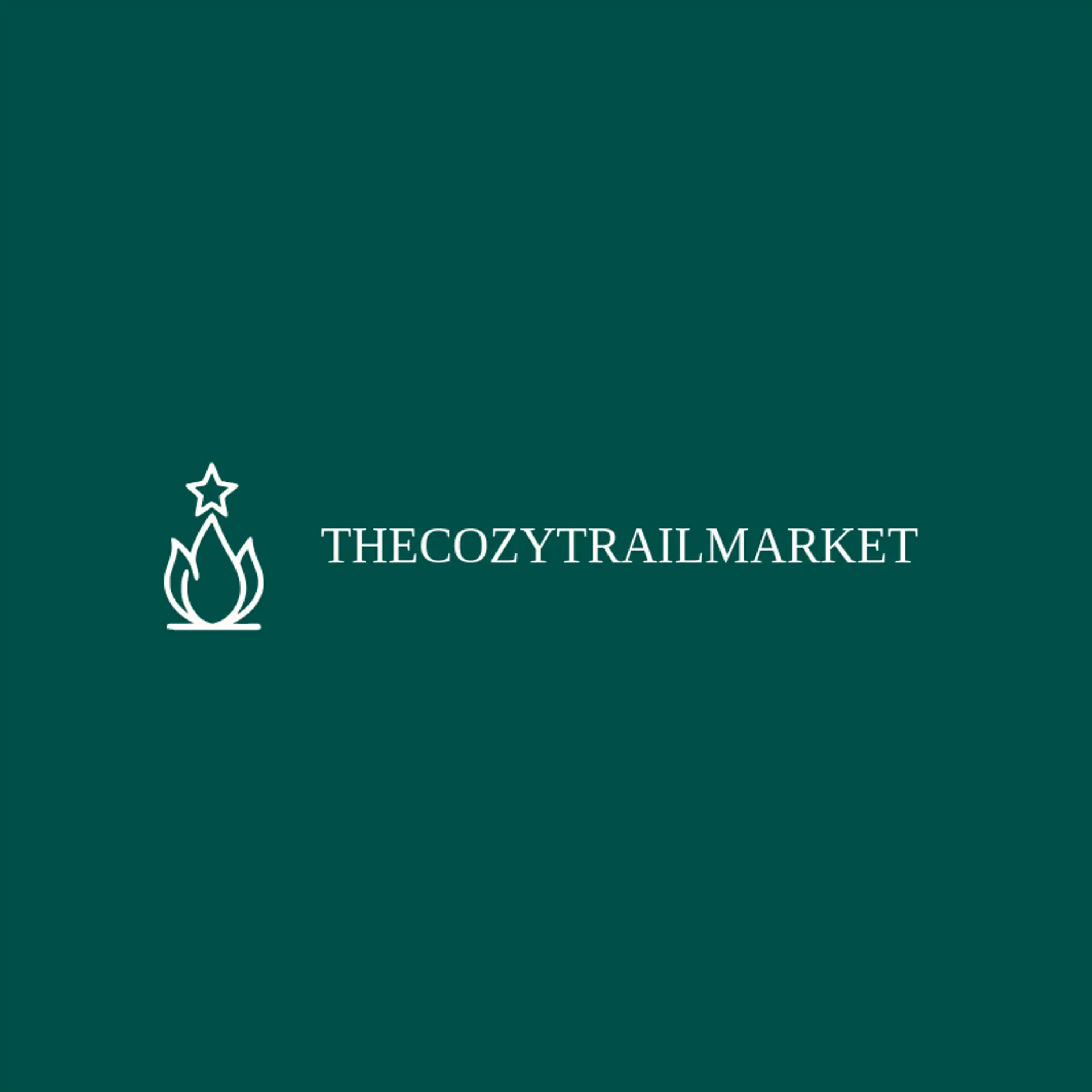 The Cozy Trail Market logo for campfire