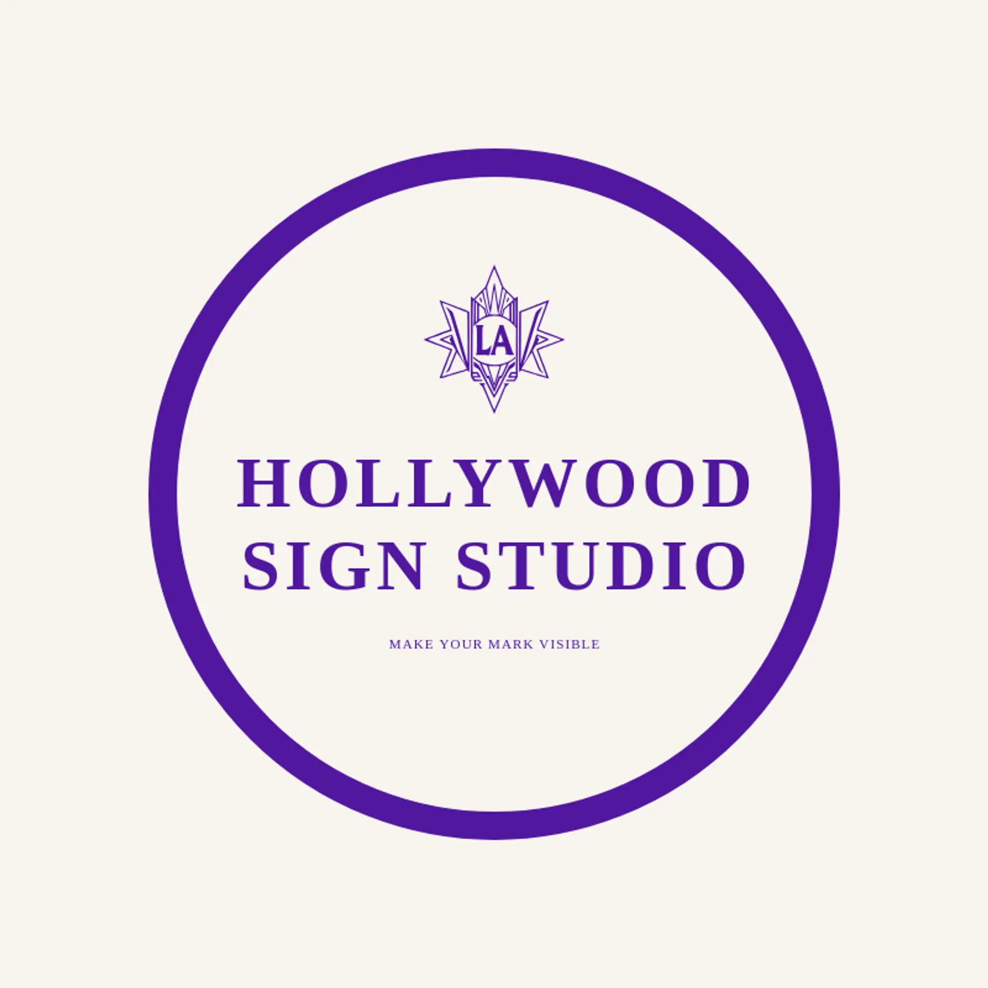 Hollywood Sign Studio logo for los angeles
