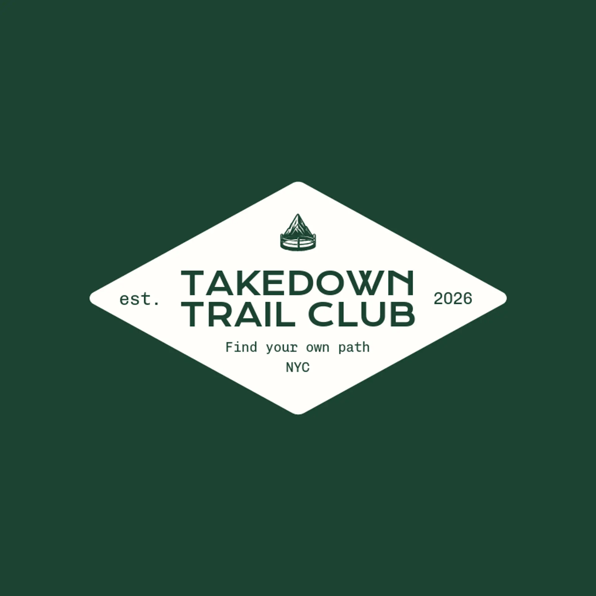Takedown Trail Club logo for wrestling