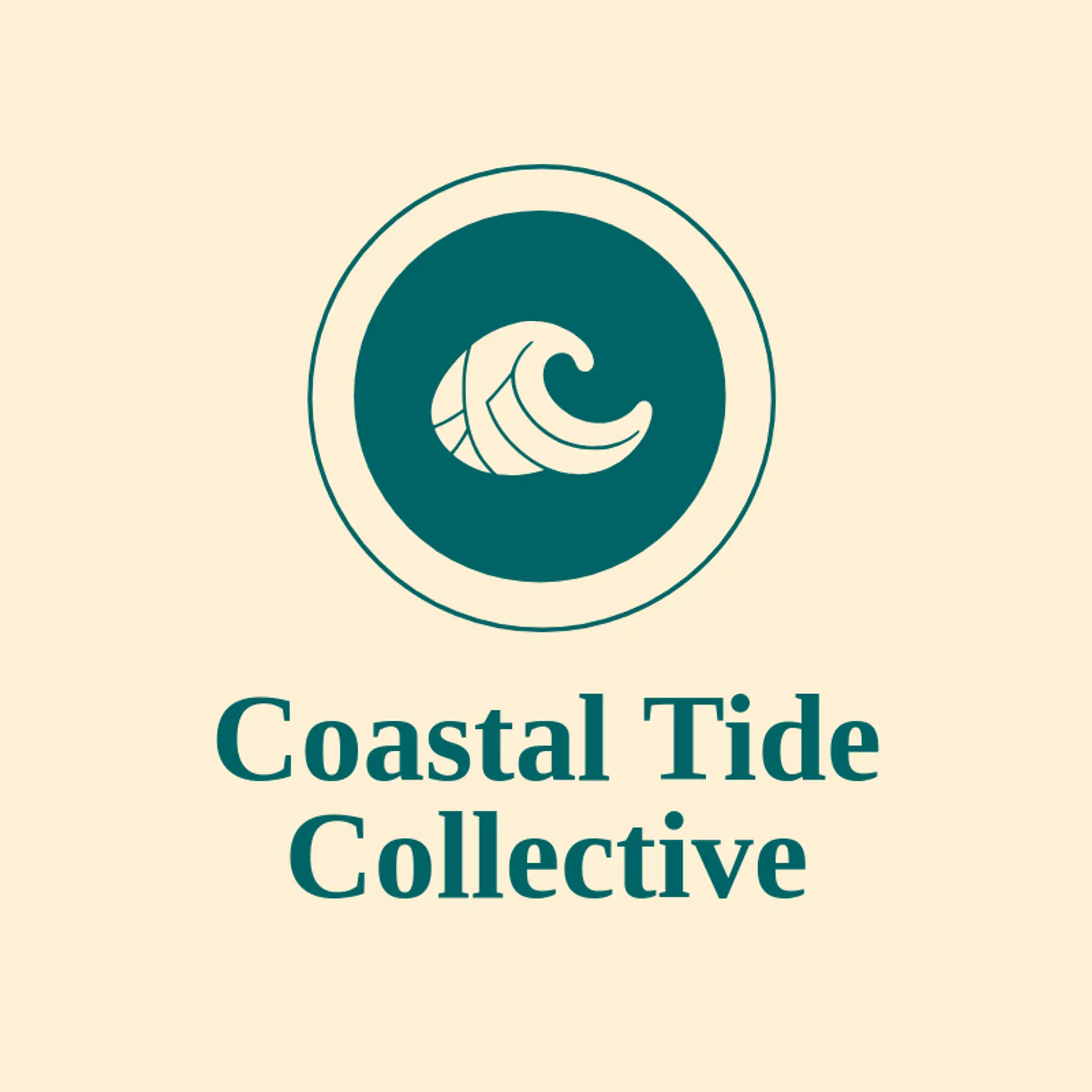 Coastal Tide Collective logo for tide