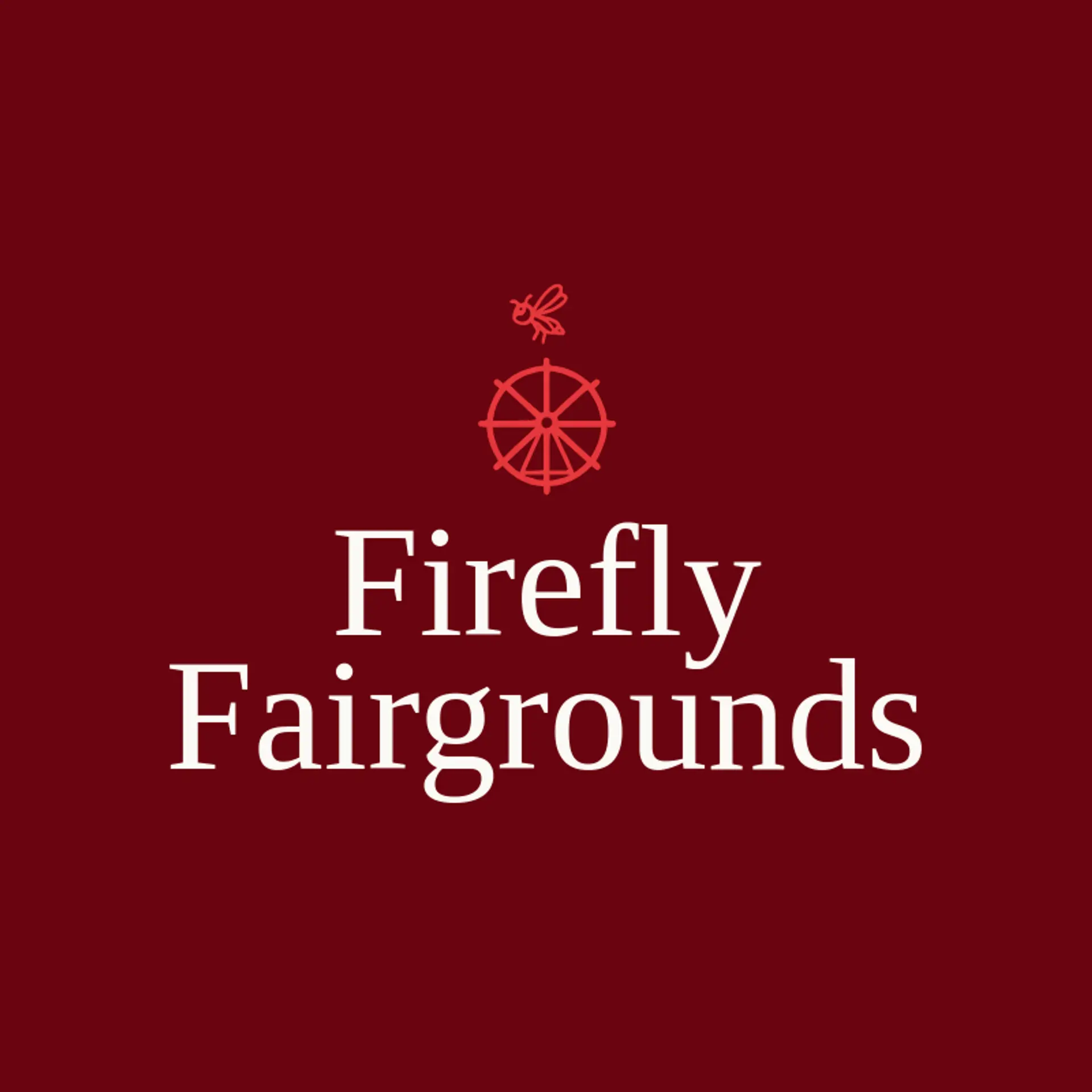 Firefly Fairgrounds logo for fair